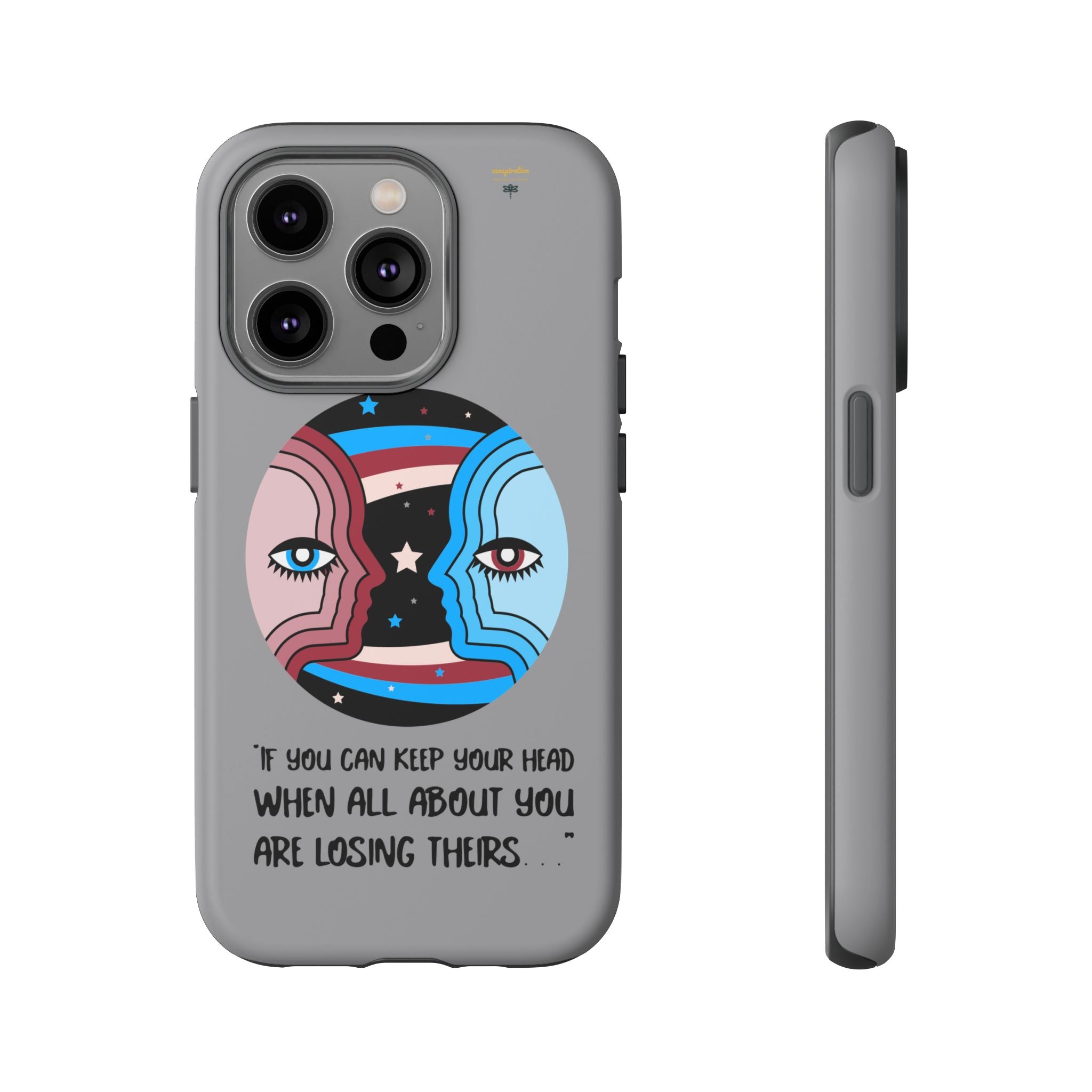 Inspirational Phone Case, Quote Phone Cover, Tough Phone Case, Motivational Cell Phone Accessory, Gift for Friends