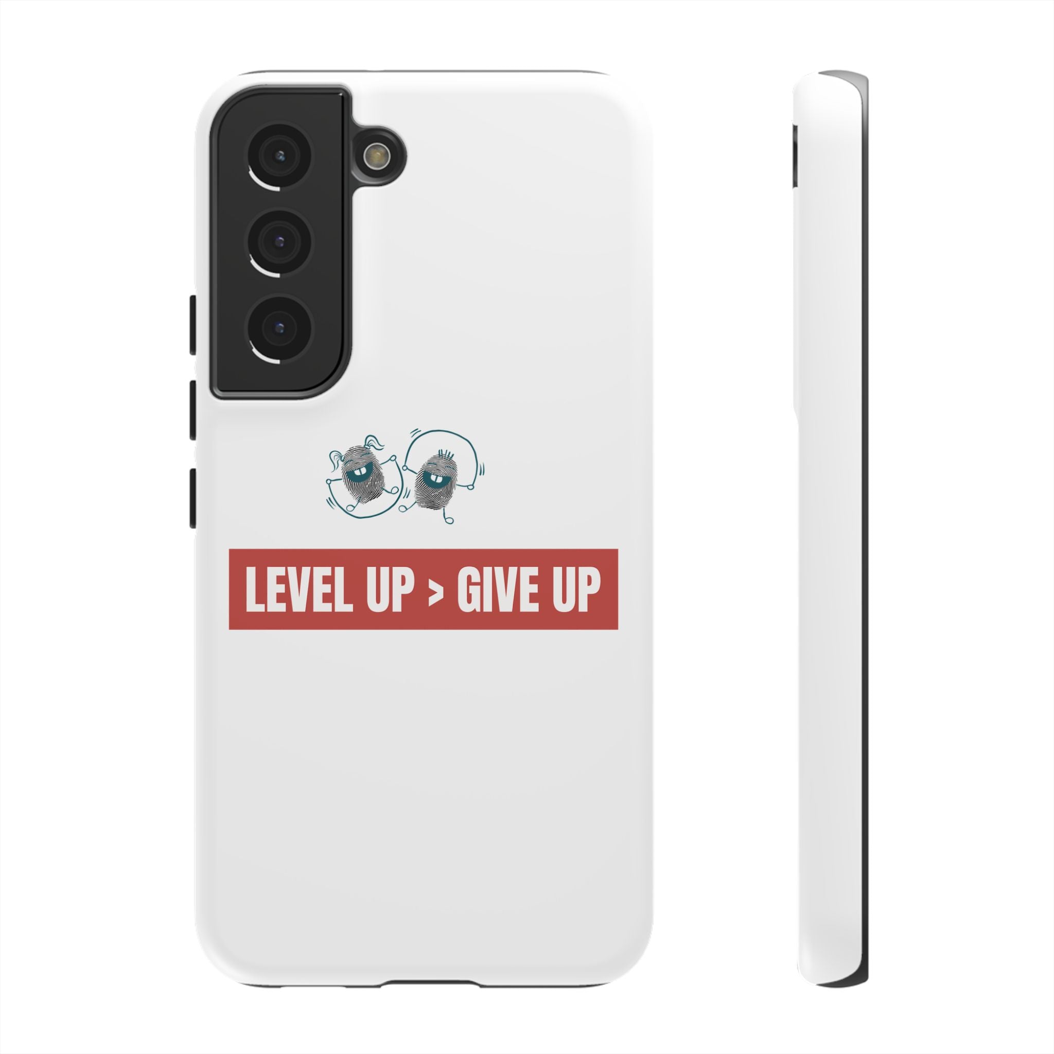 Tough Cases Phone Case, Motivational Gift for Gamers, Fitness Enthusiasts, Level Up Themed, Unique Phone Accessories, Work Hard Play Hard