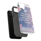 Inspirational Phone Case - Impact-Resistant Phone Cover, Motivational Gift, Quotes, Durable Phone Accessory, Unique Design