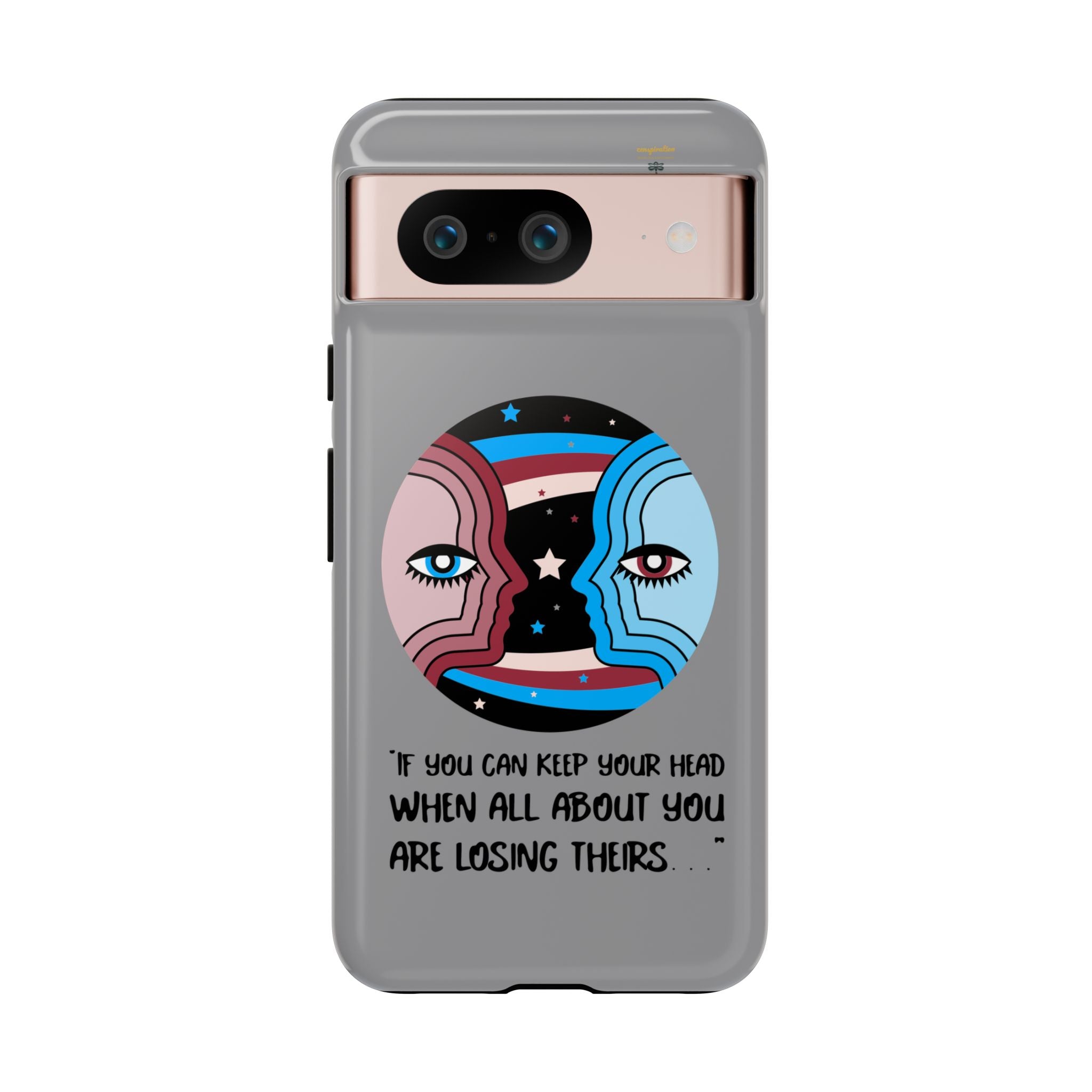 Inspirational Phone Case, Quote Phone Cover, Tough Phone Case, Motivational Cell Phone Accessory, Gift for Friends
