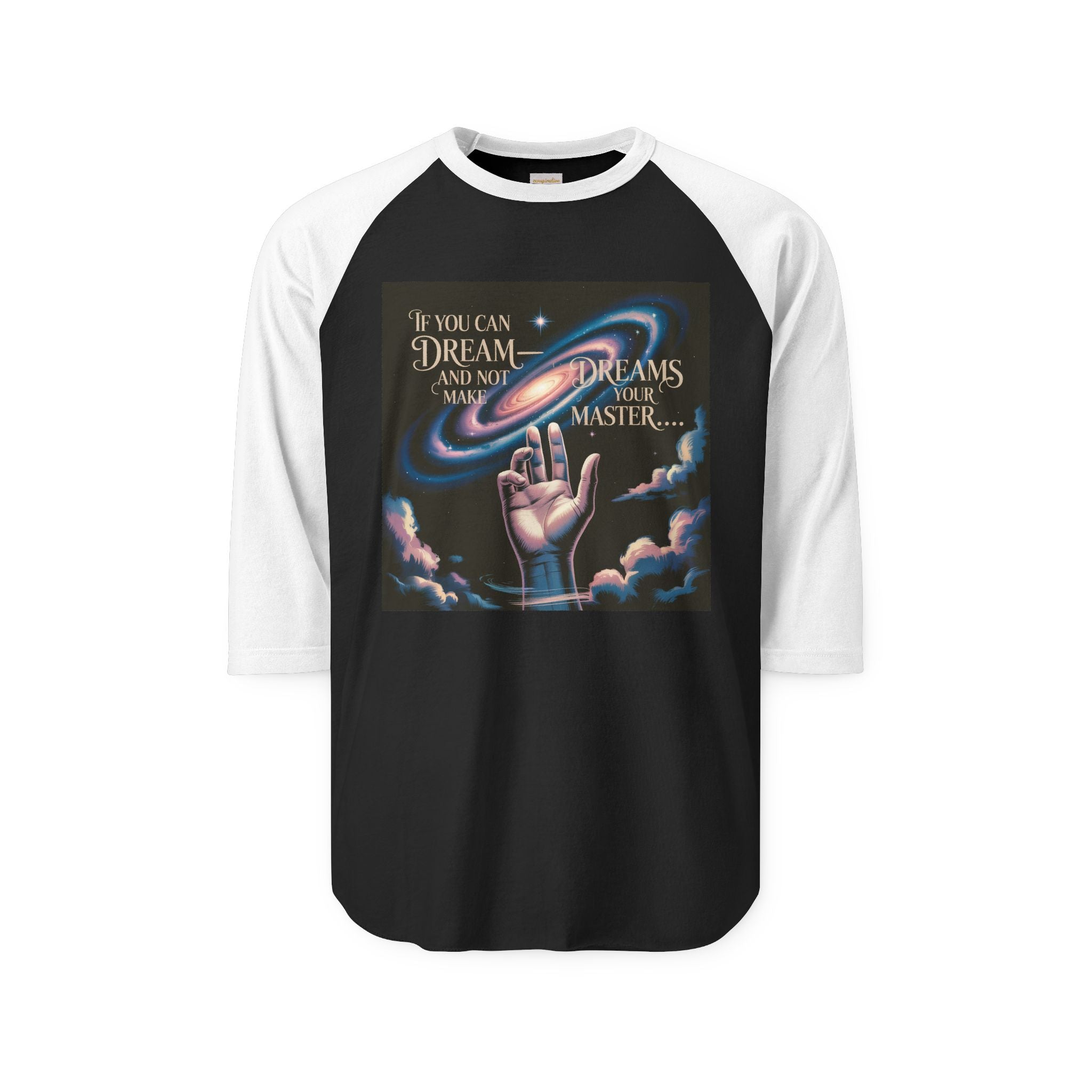 Dreams Are Your Master Unisex Raglan Tee, Inspirational T-Shirt, Motivational Top, Casual Wear, Gift for Dreamers