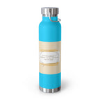 Inspirational Copper Vacuum Insulated Bottle, 22oz - Motivational Drinkware, Gifts for Her, Fitness Bottle, Travel Mug, Eco-Friendly [...]