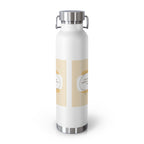 Inspirational Copper Vacuum Insulated Bottle, 22oz - Motivational Drinkware, Gifts for Her, Fitness Bottle, Travel Mug, Eco-Friendly [...]