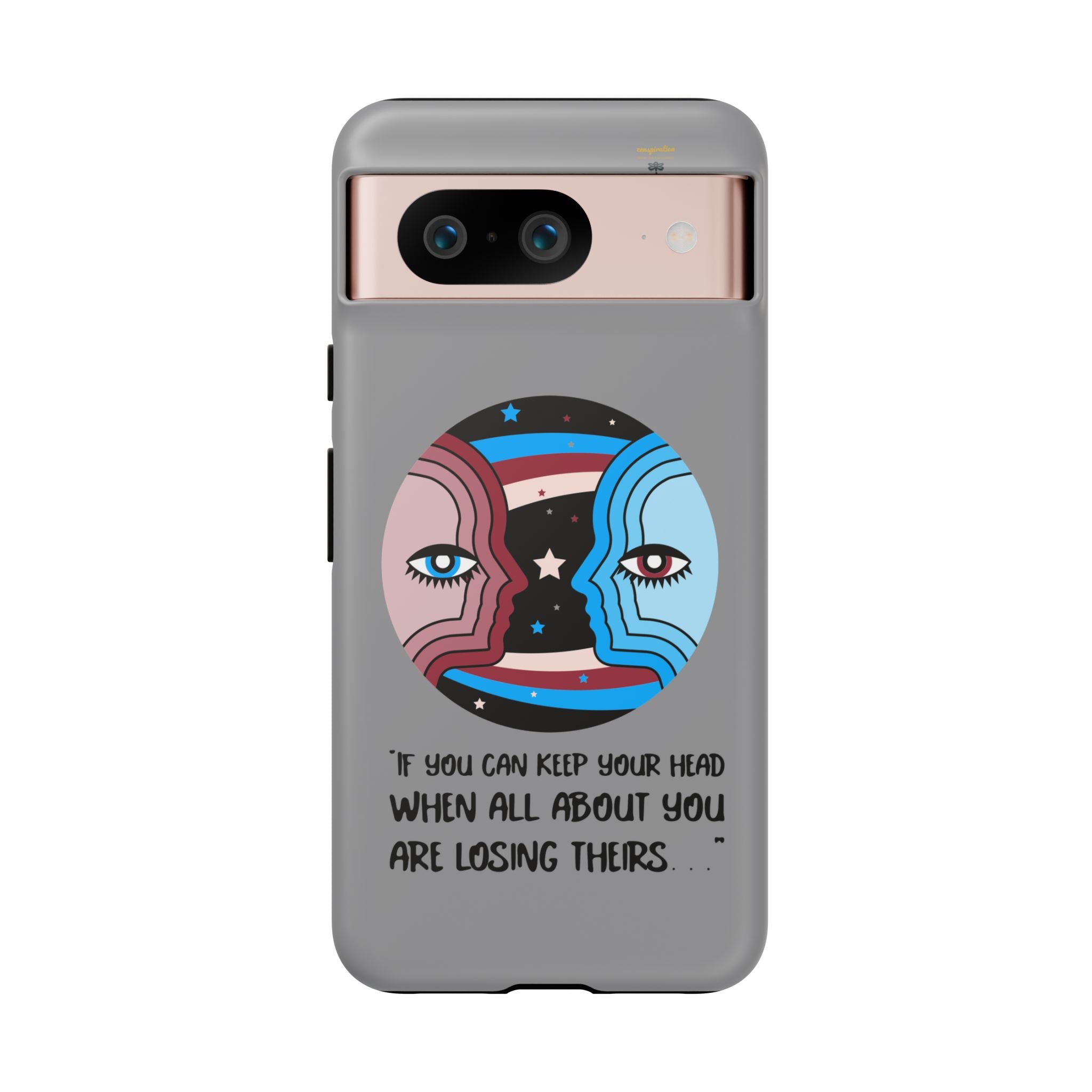 Inspirational Phone Case, Quote Phone Cover, Tough Phone Case, Motivational Cell Phone Accessory, Gift for Friends
