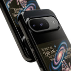 Dream-Inspired Phone Case, Inspirational Phone Cover, Galaxy Design Case, Unique Gift for Dreamers, Motivational Phone Accessory