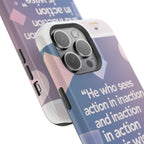 Inspirational Phone Case - Impact-Resistant Phone Cover, Motivational Gift, Quotes, Durable Phone Accessory, Unique Design