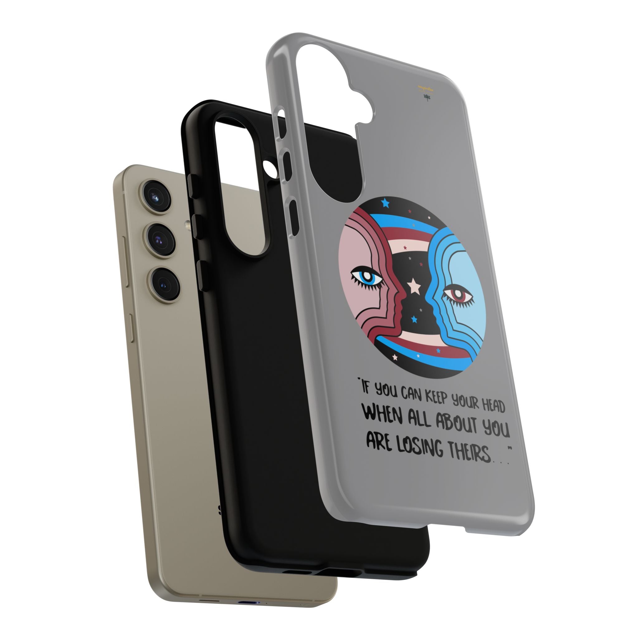 Inspirational Phone Case, Quote Phone Cover, Tough Phone Case, Motivational Cell Phone Accessory, Gift for Friends