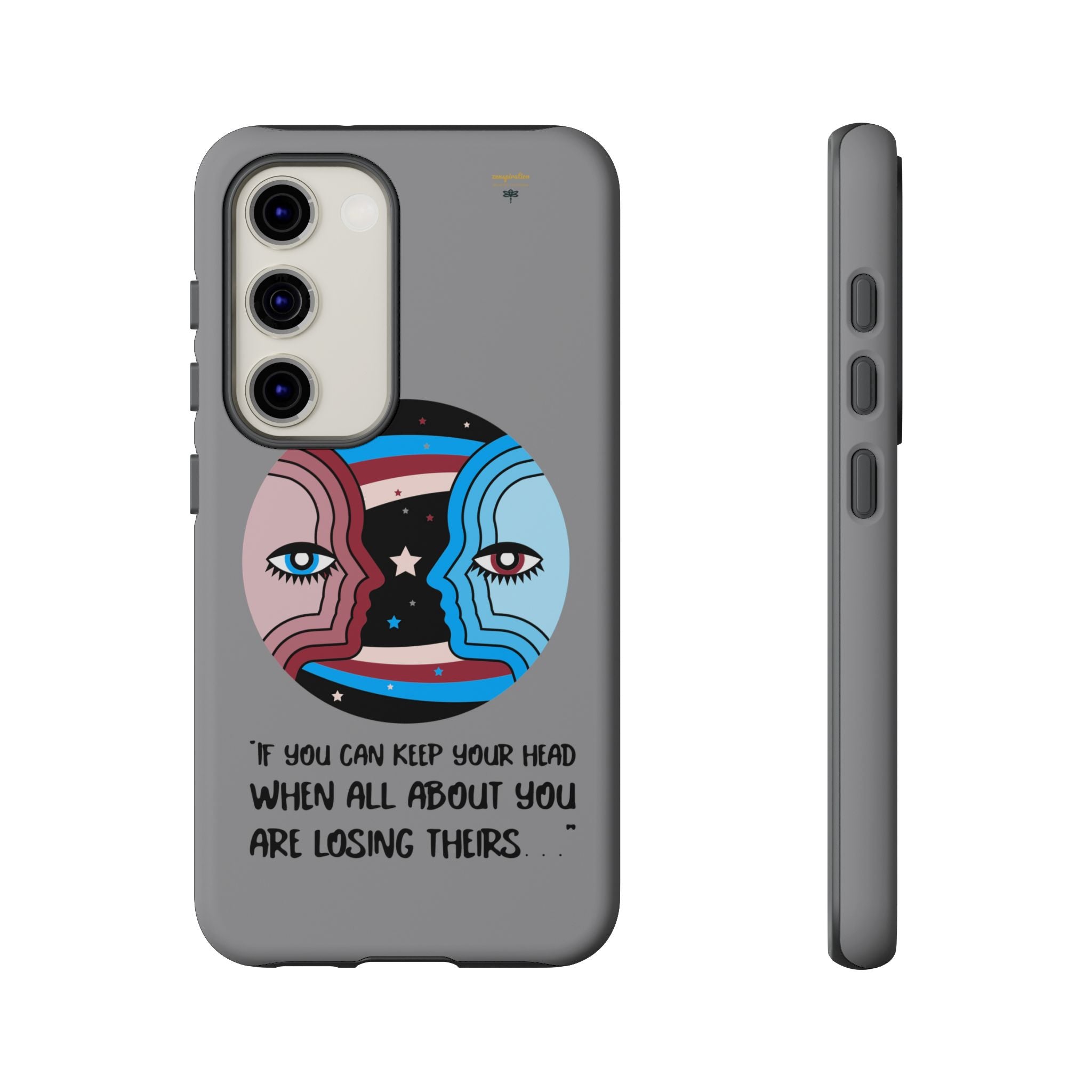 Inspirational Phone Case, Quote Phone Cover, Tough Phone Case, Motivational Cell Phone Accessory, Gift for Friends