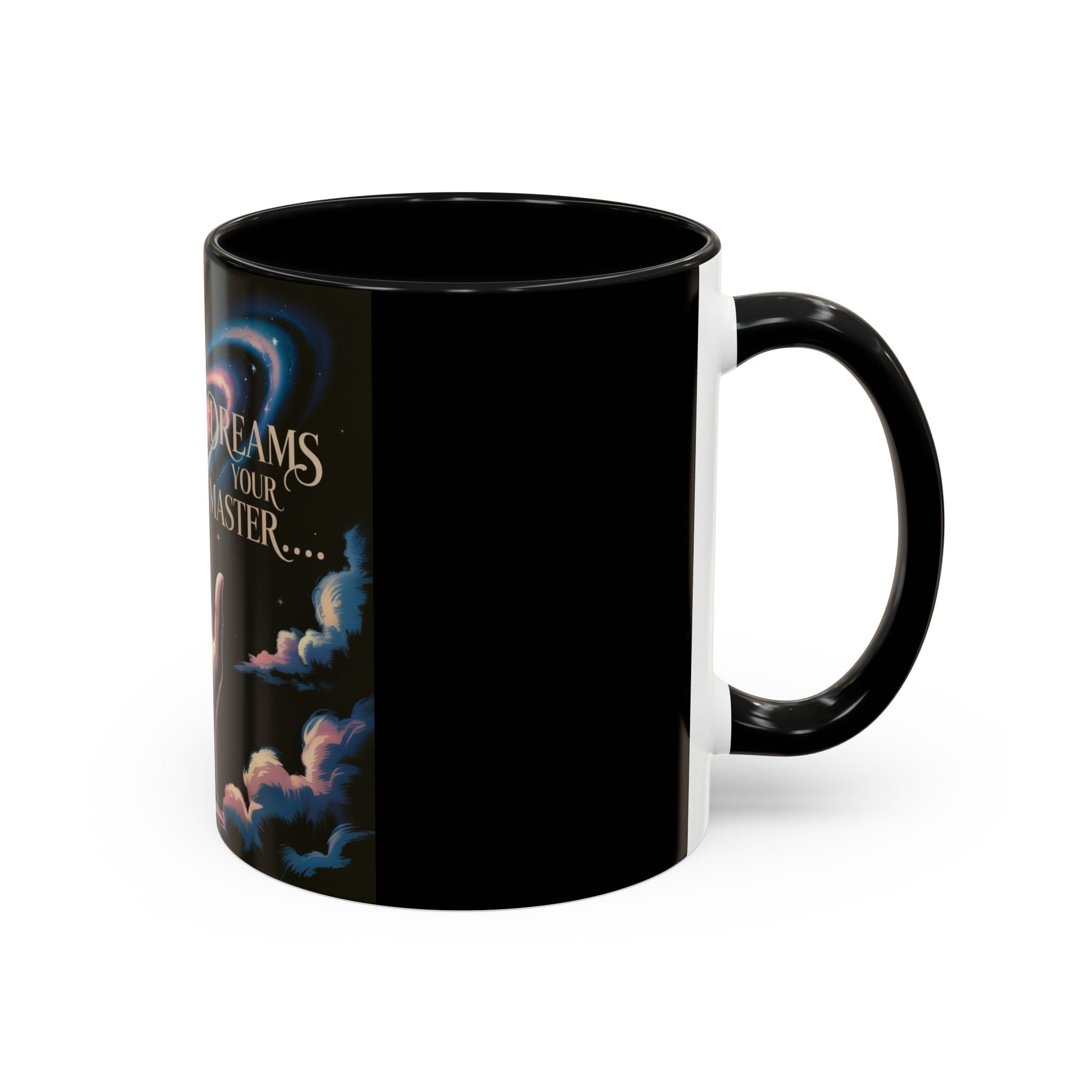 Cosmic Dreamer Coffee Mug - Inspirational Gift, Outer Space Design, Motivational Kitchenware, Perfect for Dreamers and Achievers
