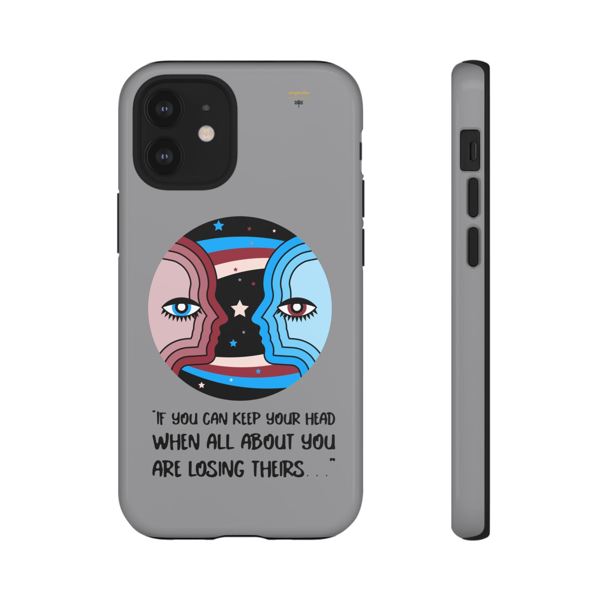 Inspirational Phone Case, Quote Phone Cover, Tough Phone Case, Motivational Cell Phone Accessory, Gift for Friends