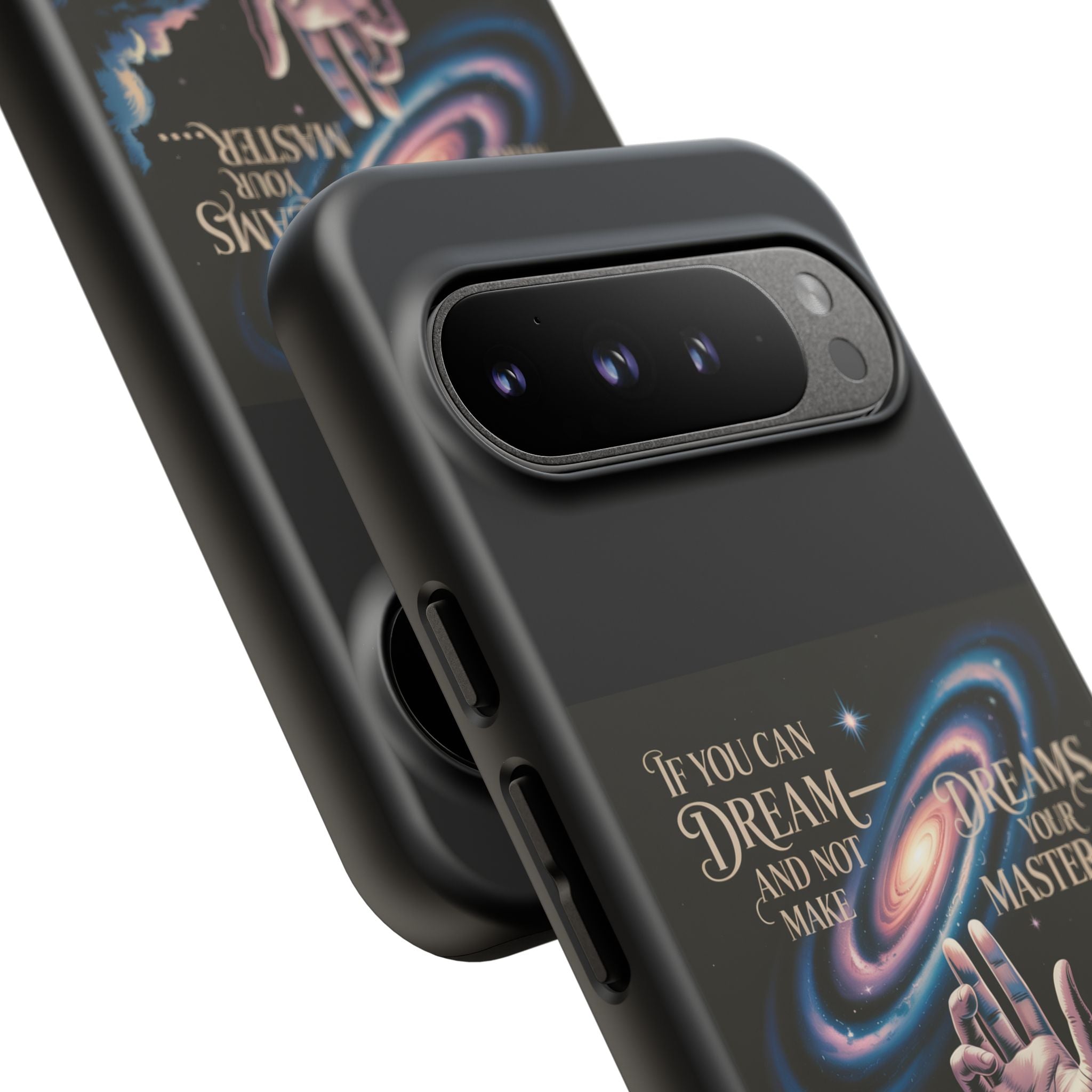 Dream-Inspired Phone Case, Inspirational Phone Cover, Galaxy Design Case, Unique Gift for Dreamers, Motivational Phone Accessory