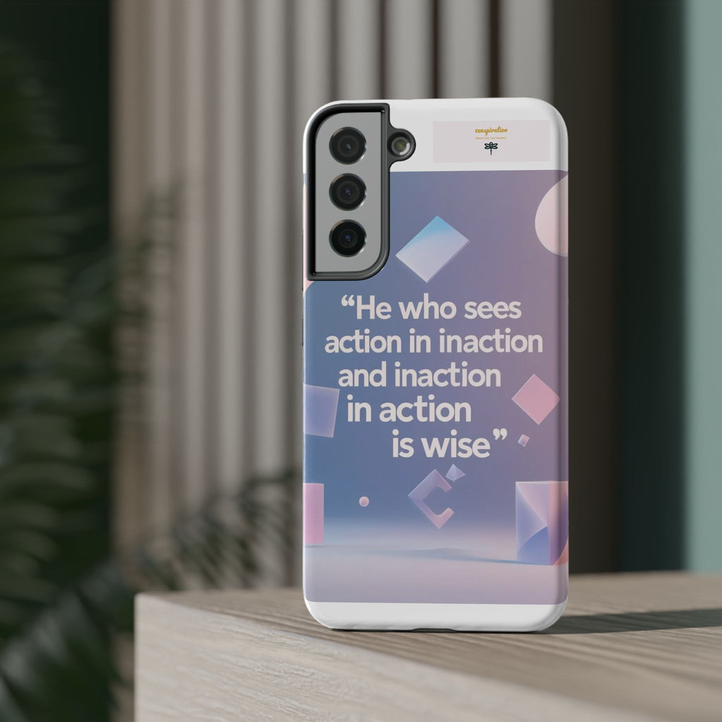 Inspirational Phone Case - Impact-Resistant Phone Cover, Motivational Gift, Quotes, Durable Phone Accessory, Unique Design