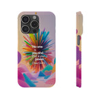 Inspirational Slim Phone Case - Dave Grohl Quote, Motivational Phone Accessory, Colorful Design, Gift for Friends, [...]