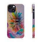 Inspirational Slim Phone Case - Dave Grohl Quote, Motivational Phone Accessory, Colorful Design, Gift for Friends, [...]