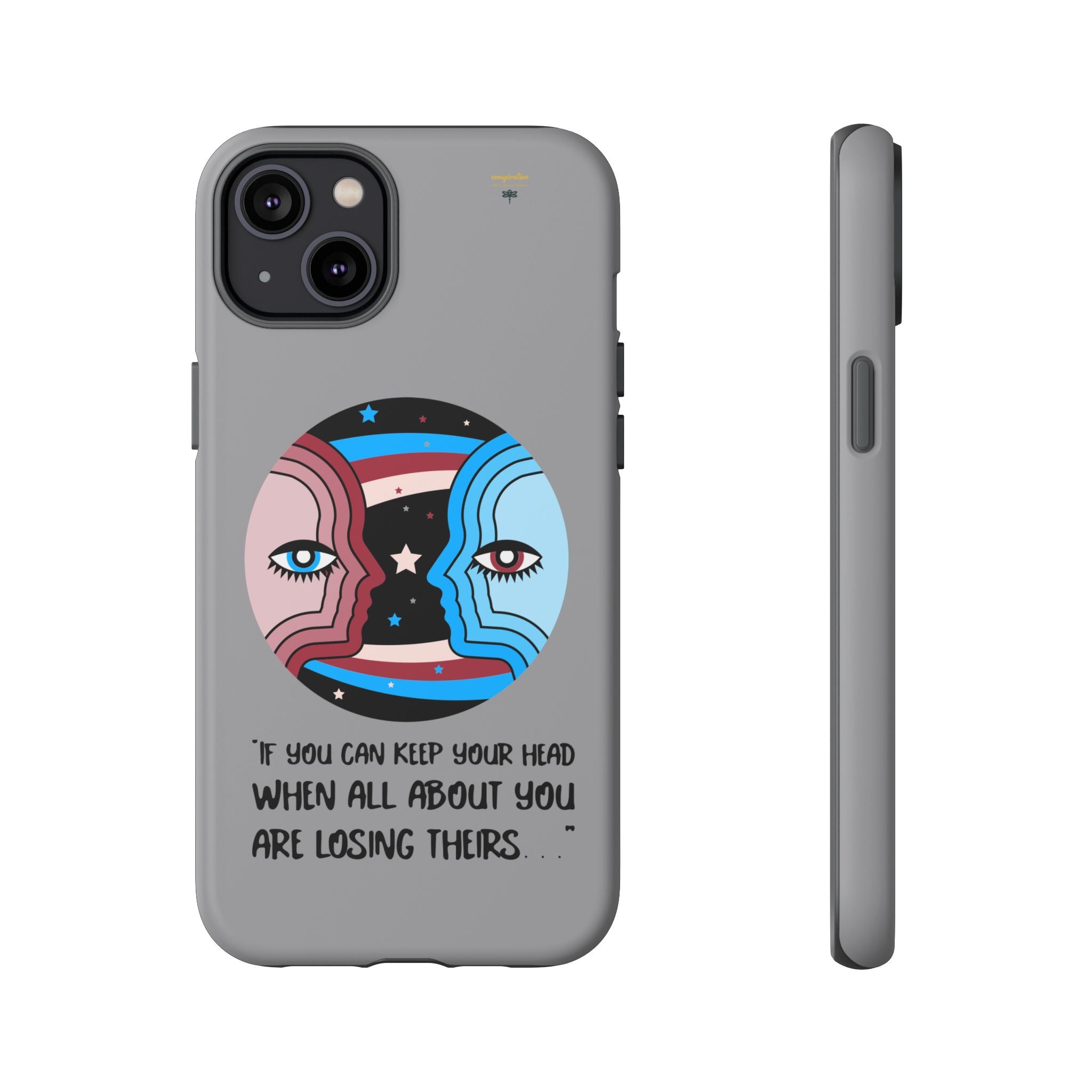 Inspirational Phone Case, Quote Phone Cover, Tough Phone Case, Motivational Cell Phone Accessory, Gift for Friends