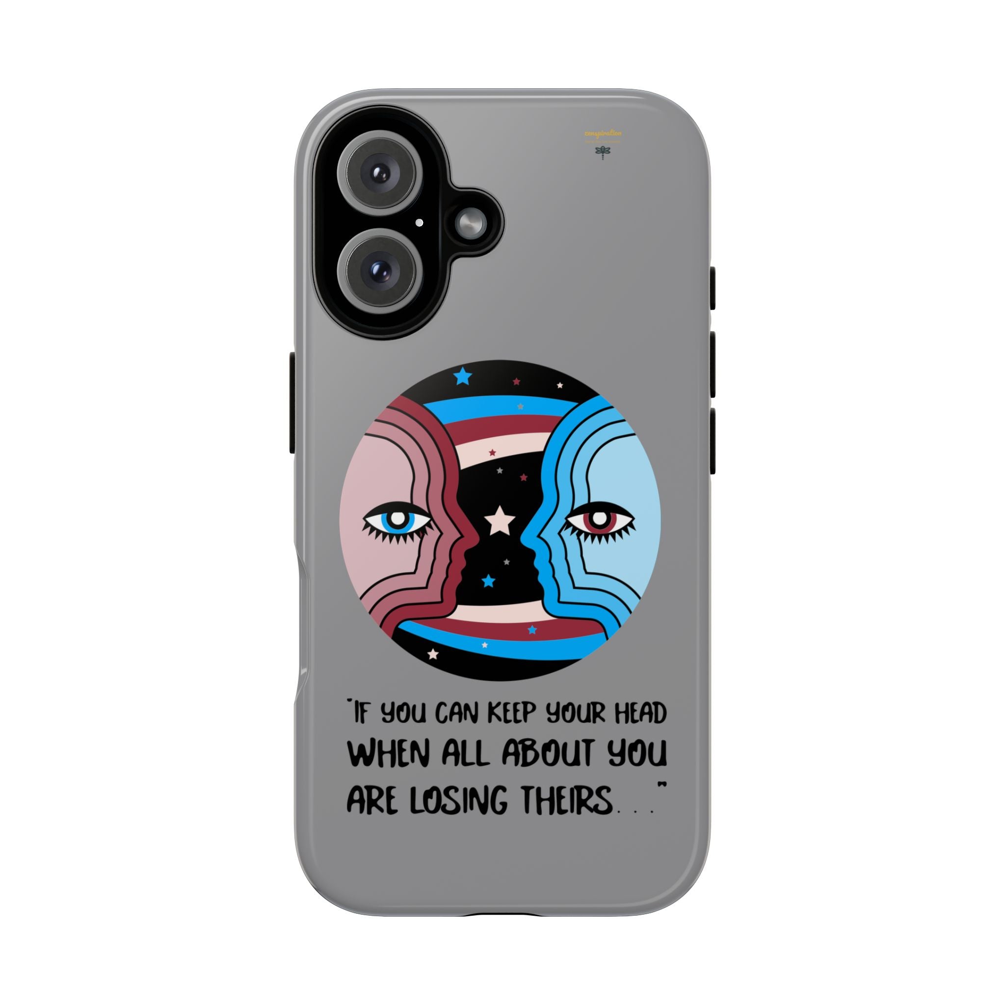 Inspirational Phone Case, Quote Phone Cover, Tough Phone Case, Motivational Cell Phone Accessory, Gift for Friends