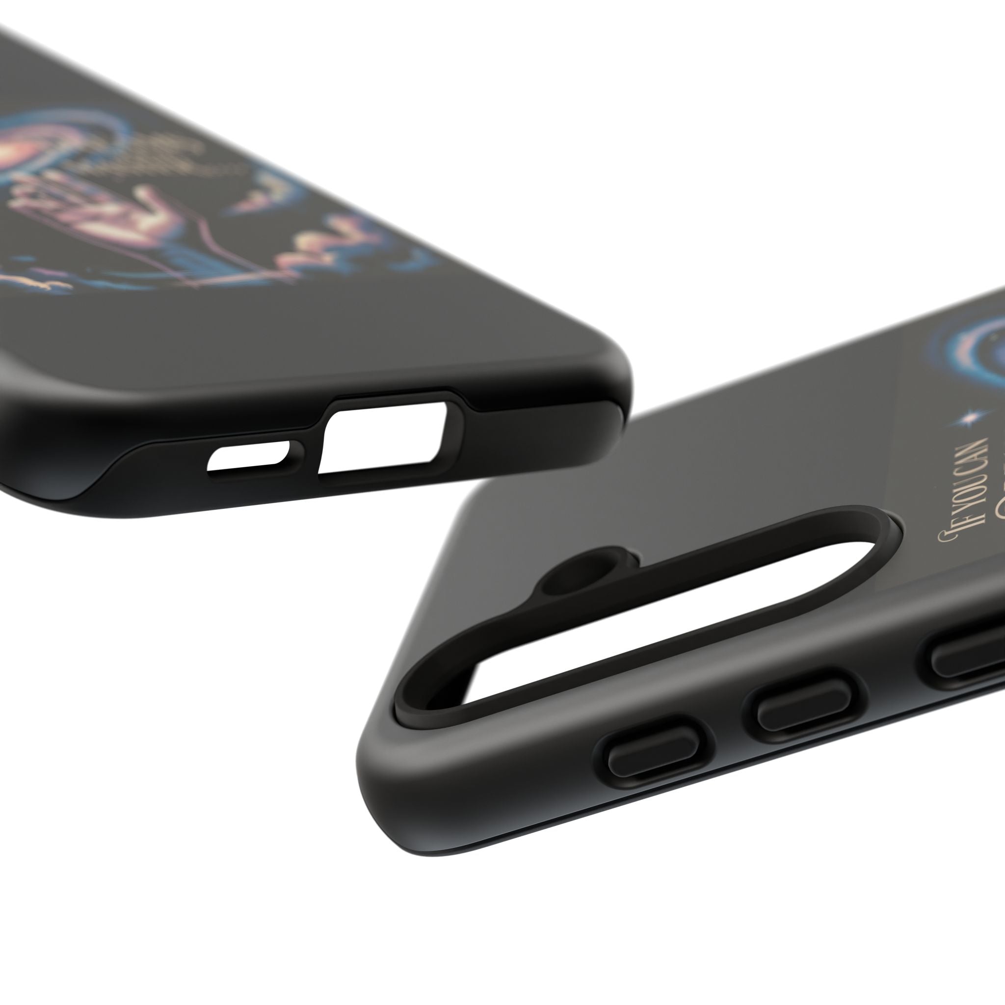 Dream-Inspired Phone Case, Inspirational Phone Cover, Galaxy Design Case, Unique Gift for Dreamers, Motivational Phone Accessory
