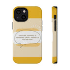 Optimistic Impact-Resistant Phone Case