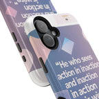 Inspirational Phone Case - Impact-Resistant Phone Cover, Motivational Gift, Quotes, Durable Phone Accessory, Unique Design