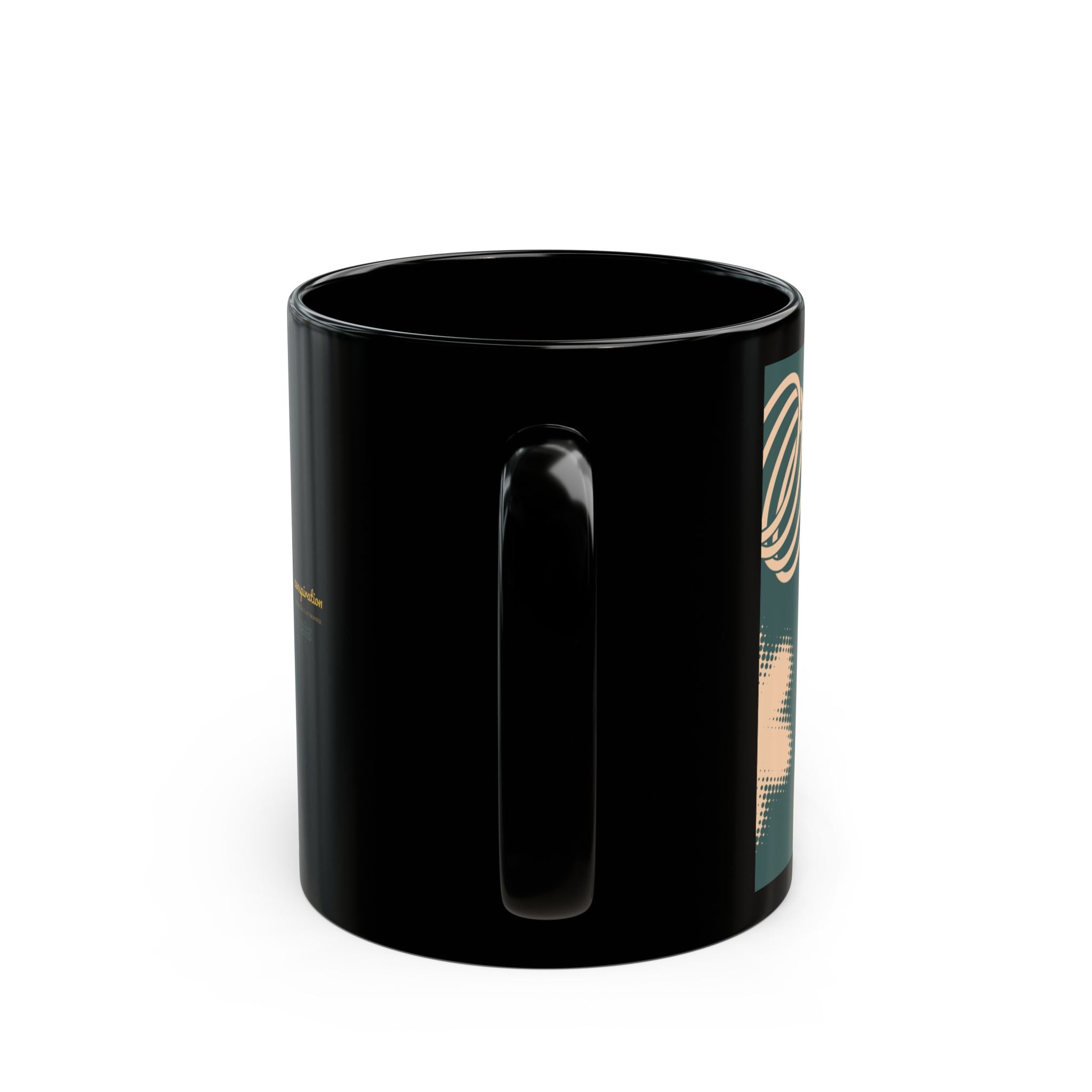 Inspirational Black Mug - Motivation Gift, Coffee Cup for Beginners, Office Decor, Encouragement Present, Self-Help Mug
