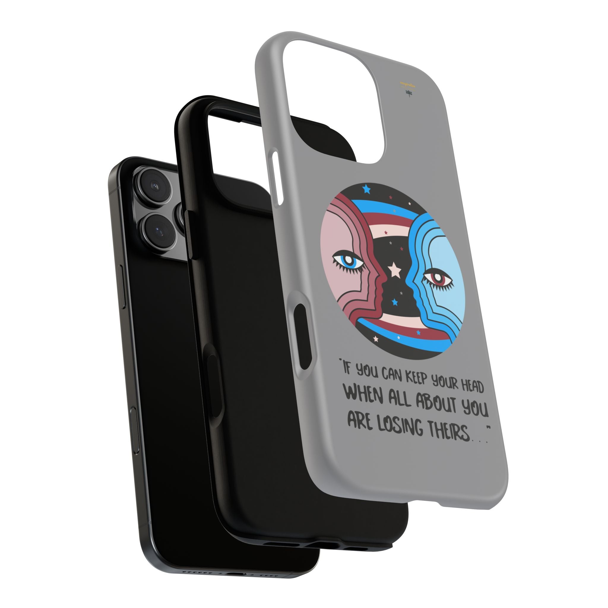 Inspirational Phone Case, Quote Phone Cover, Tough Phone Case, Motivational Cell Phone Accessory, Gift for Friends