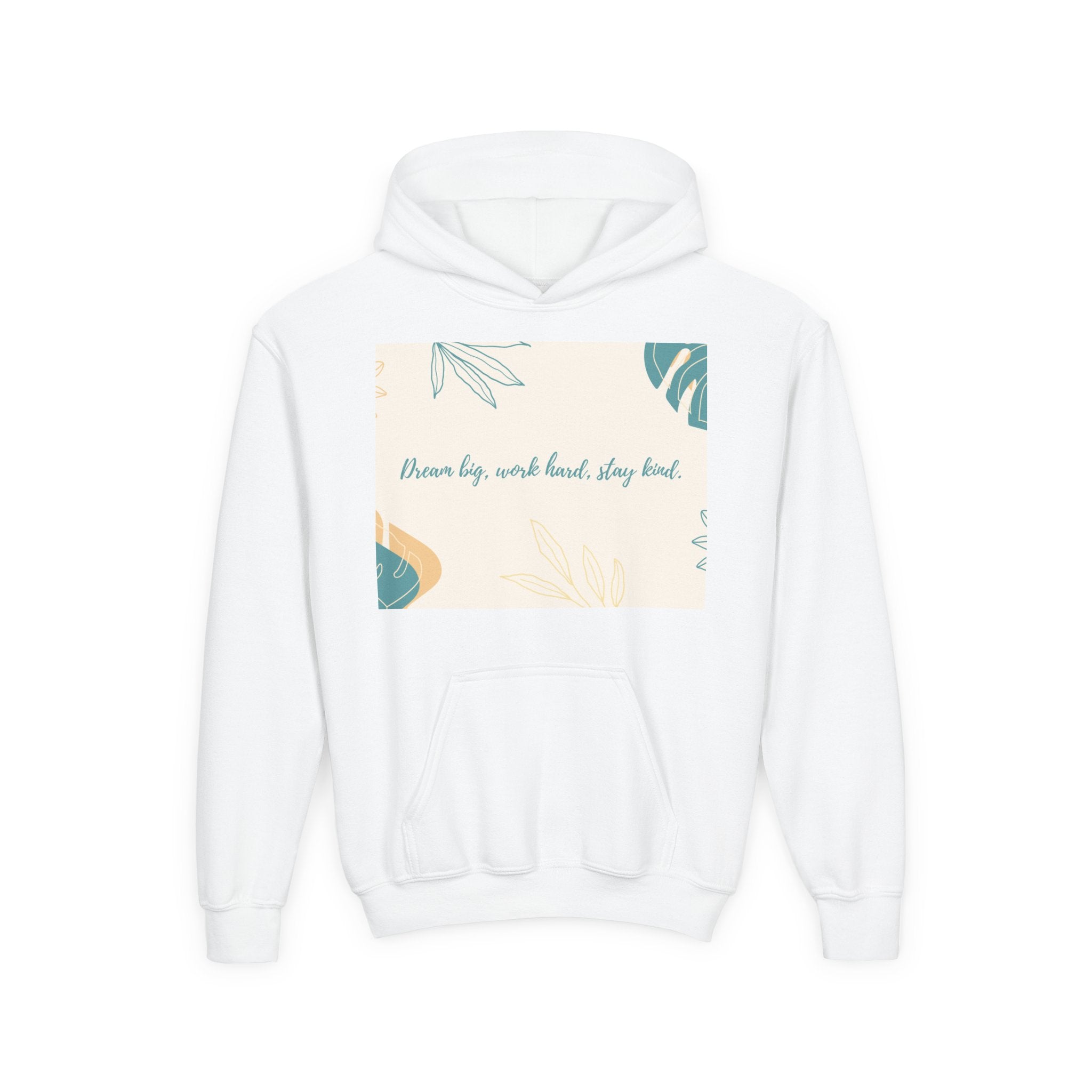 Inspiring Youth Hoodie - Dream Big, Work Hard, Stay Kind, Motivational Sweatshirt for Teens, Gift for Graduates, Inspirational [...]