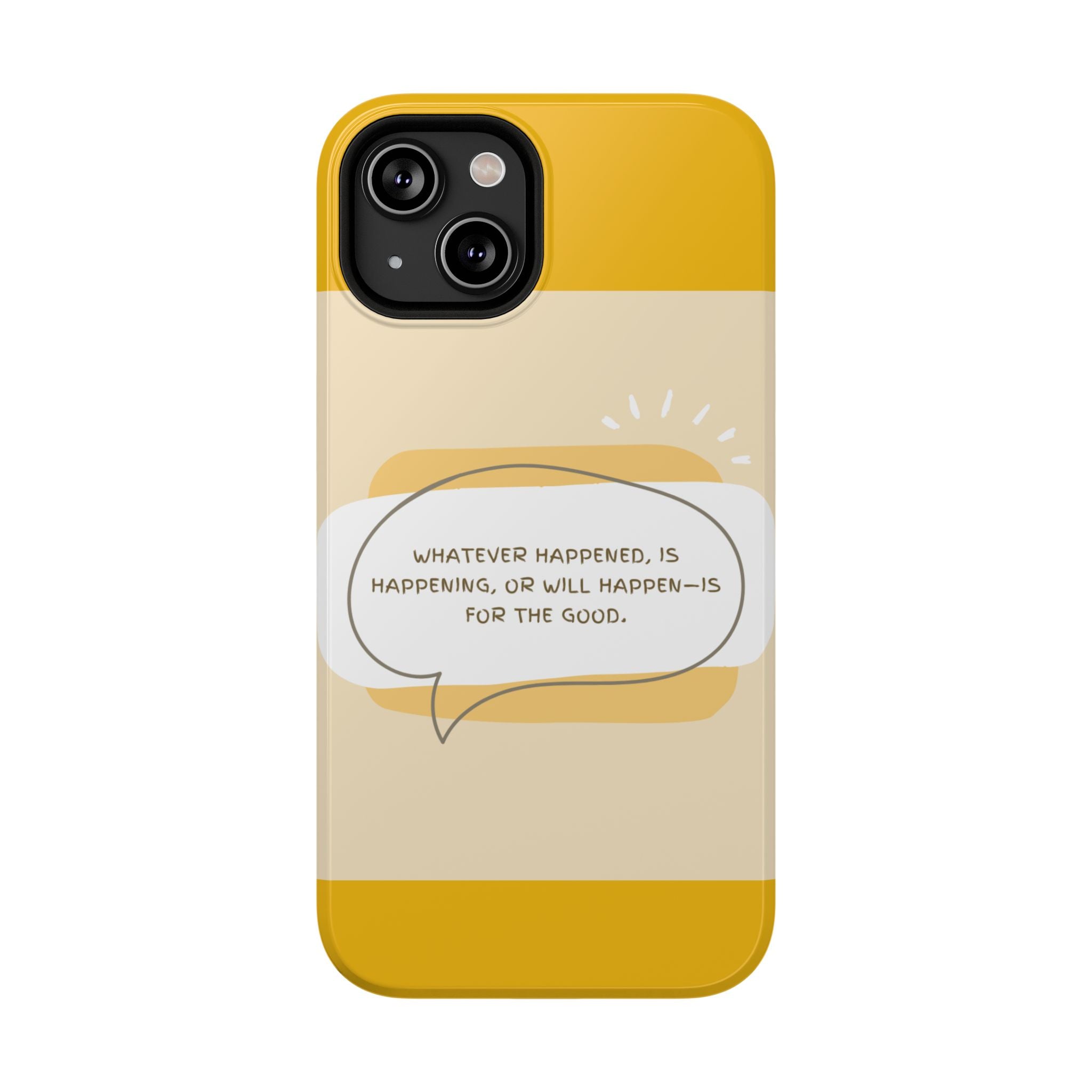 Optimistic Impact-Resistant Phone Case