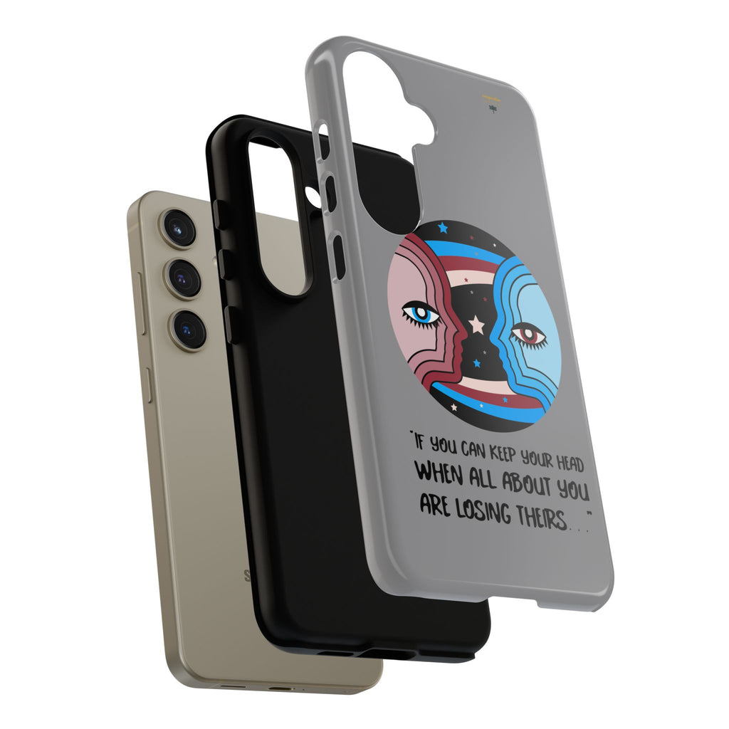 Inspirational Phone Case, Quote Phone Cover, Tough Phone Case, Motivational Cell Phone Accessory, Gift for Friends