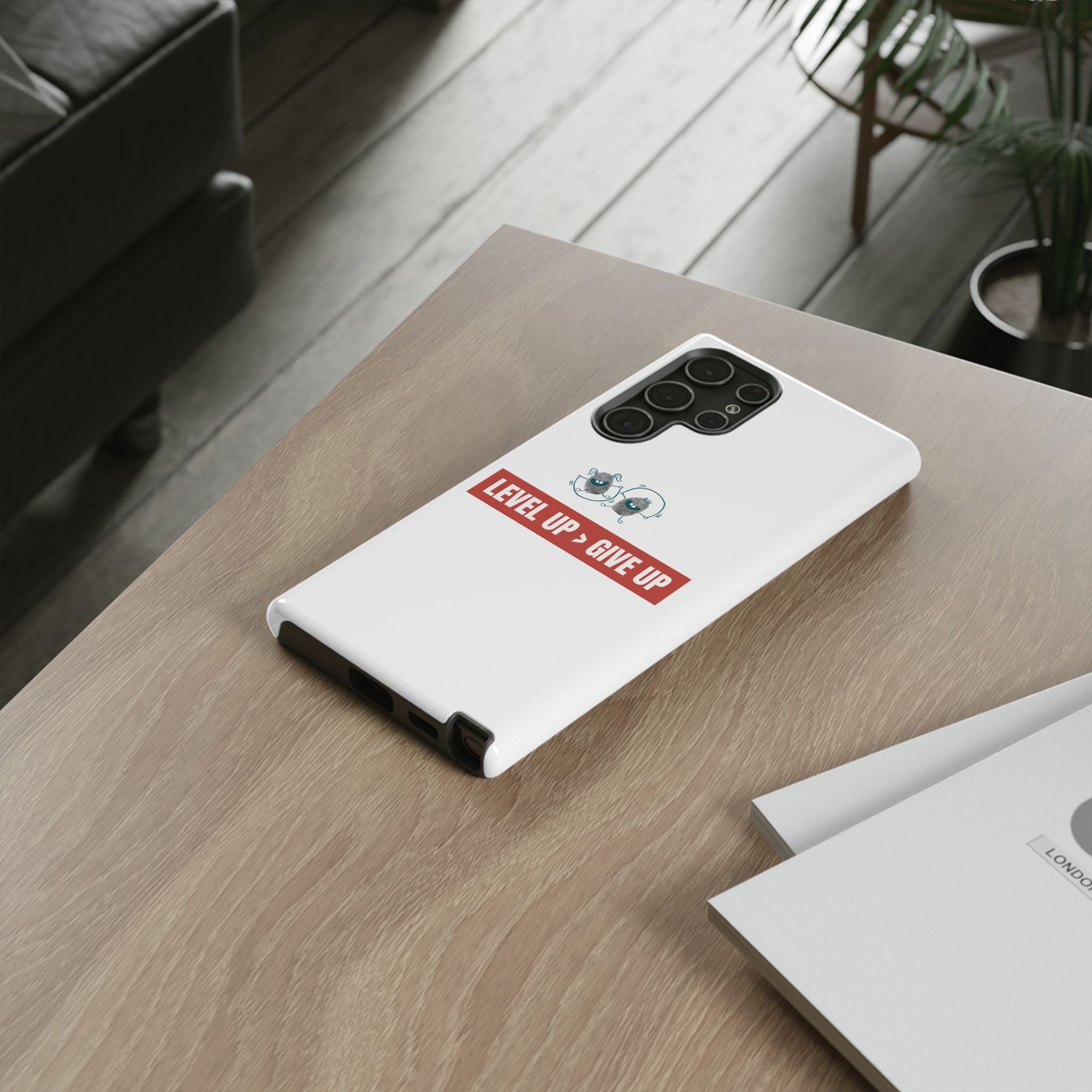 Tough Cases Phone Case, Motivational Gift for Gamers, Fitness Enthusiasts, Level Up Themed, Unique Phone Accessories, Work Hard Play Hard