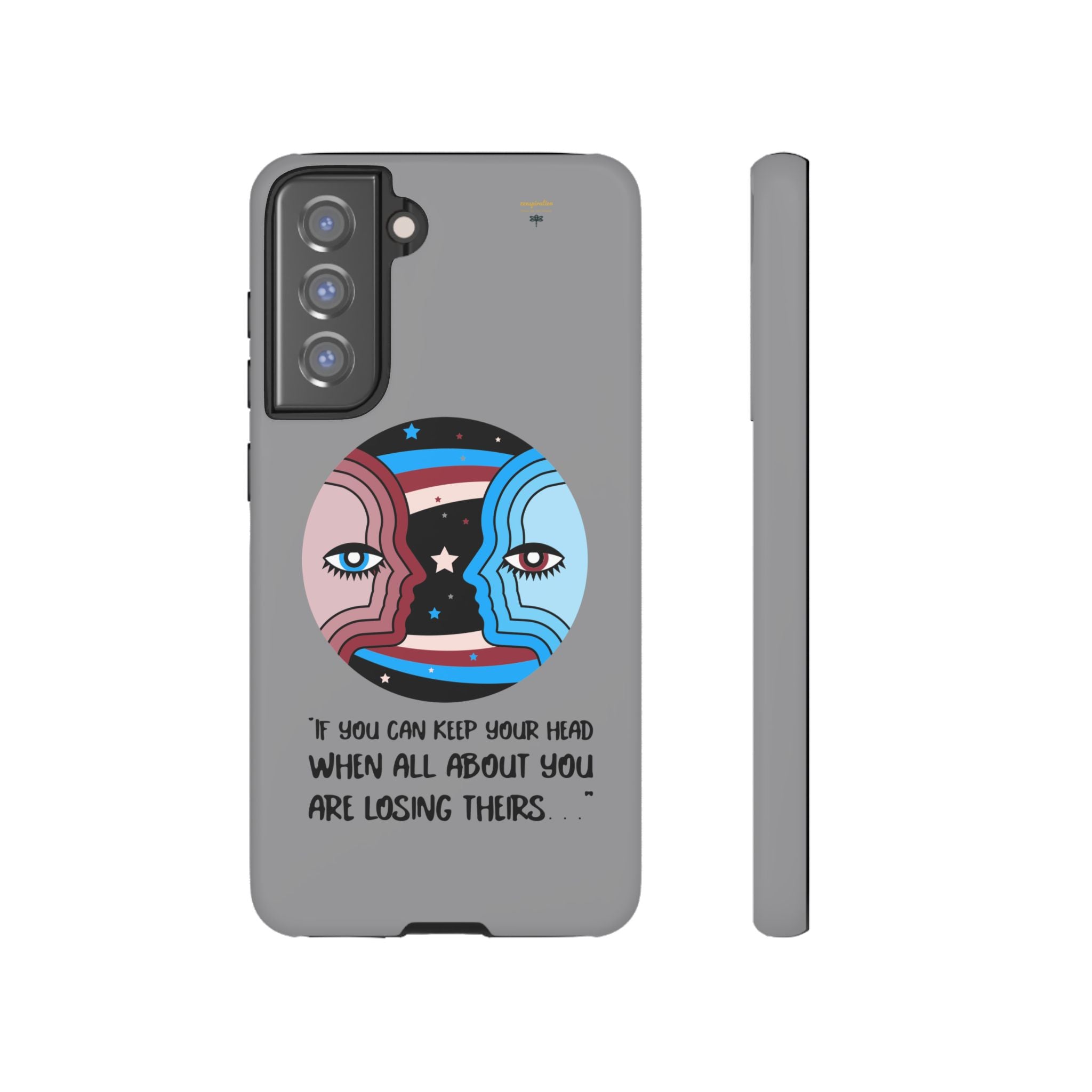 Inspirational Phone Case, Quote Phone Cover, Tough Phone Case, Motivational Cell Phone Accessory, Gift for Friends