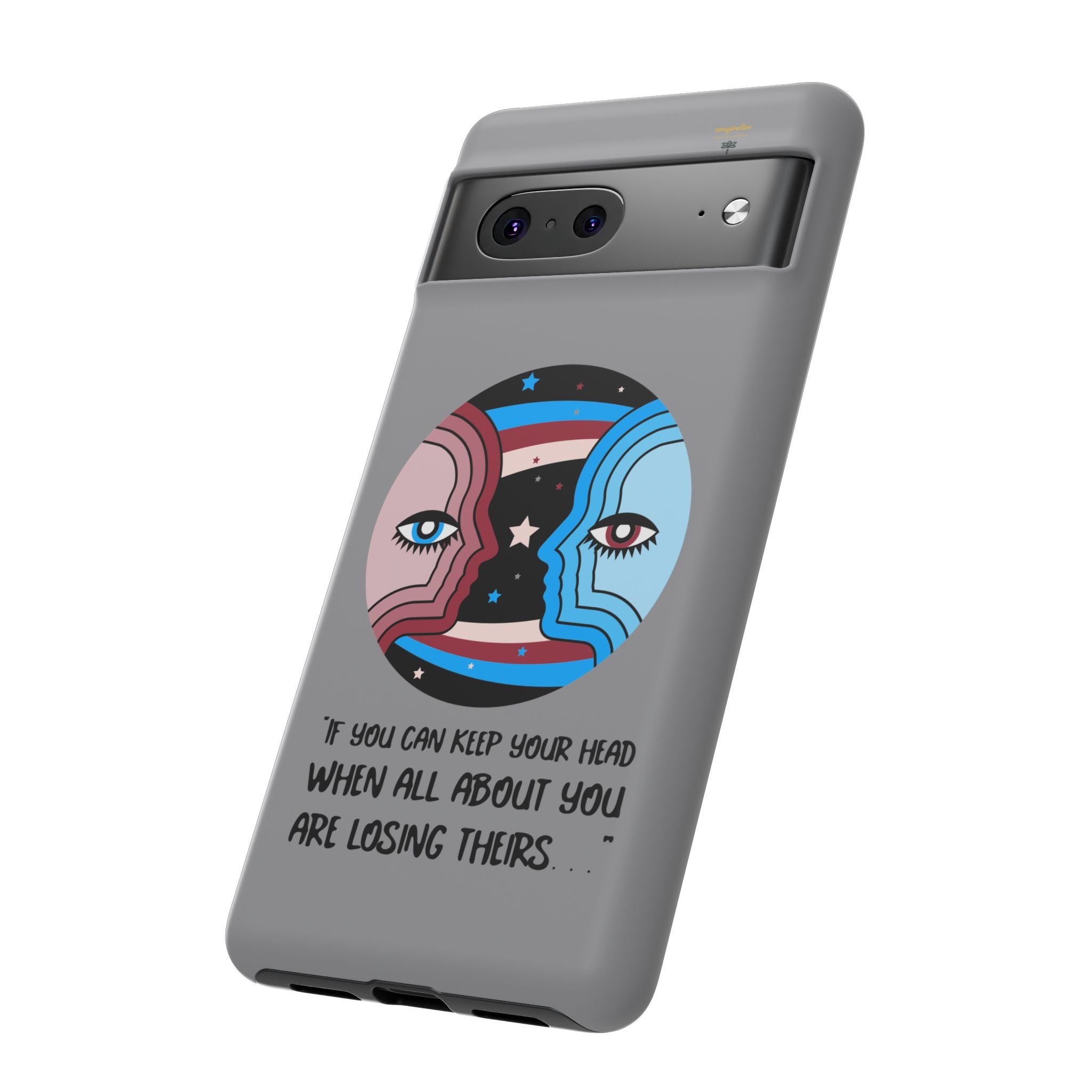 Inspirational Phone Case, Quote Phone Cover, Tough Phone Case, Motivational Cell Phone Accessory, Gift for Friends
