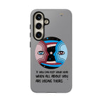 Inspirational Phone Case, Quote Phone Cover, Tough Phone Case, Motivational Cell Phone Accessory, Gift for Friends
