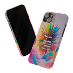 Inspirational Slim Phone Case - Dave Grohl Quote, Motivational Phone Accessory, Colorful Design, Gift for Friends, [...]