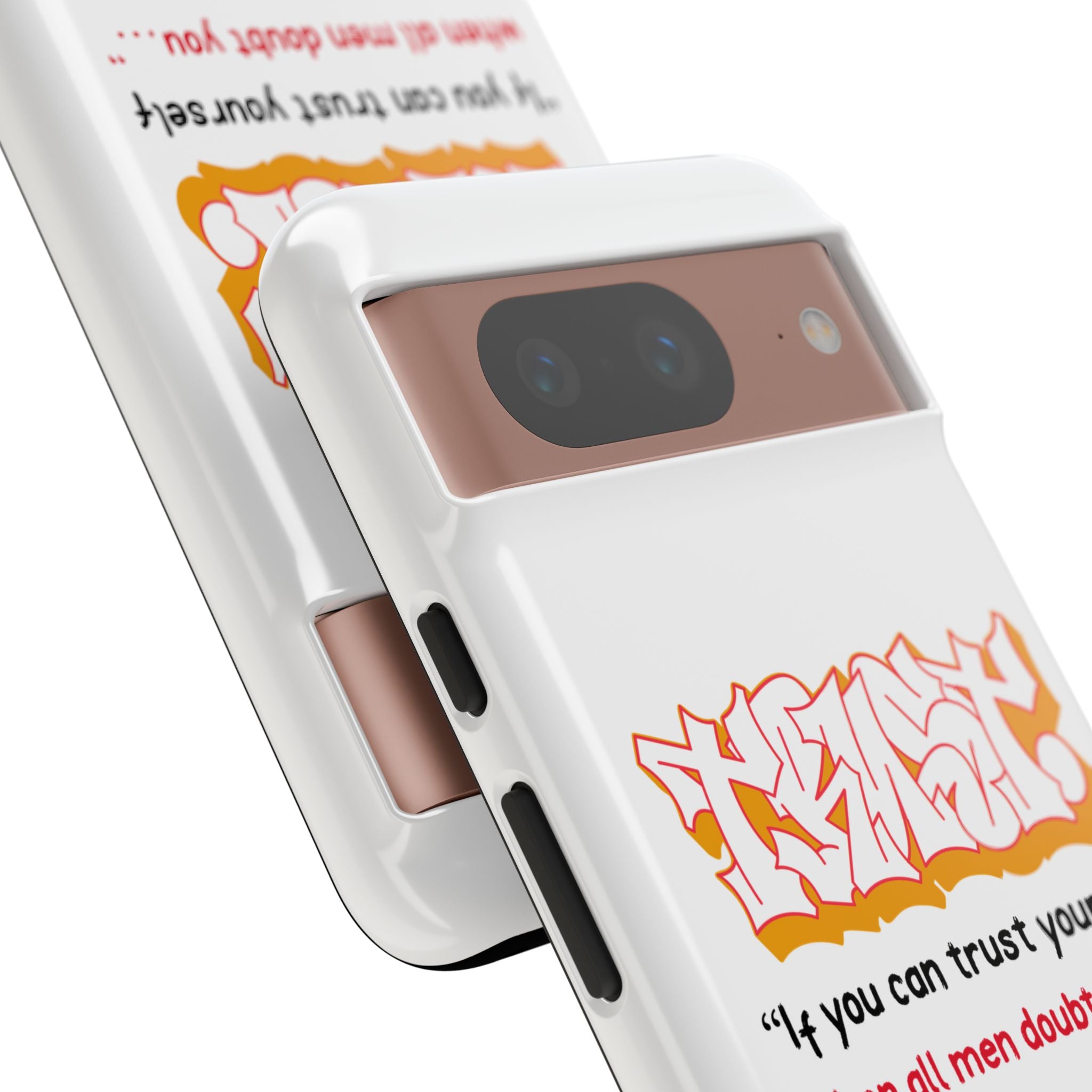 Tough Cases iPhone Case, Inspirational Phone Cover, Motivational Case, Self-Trust Gift, Unique Phone Accessory