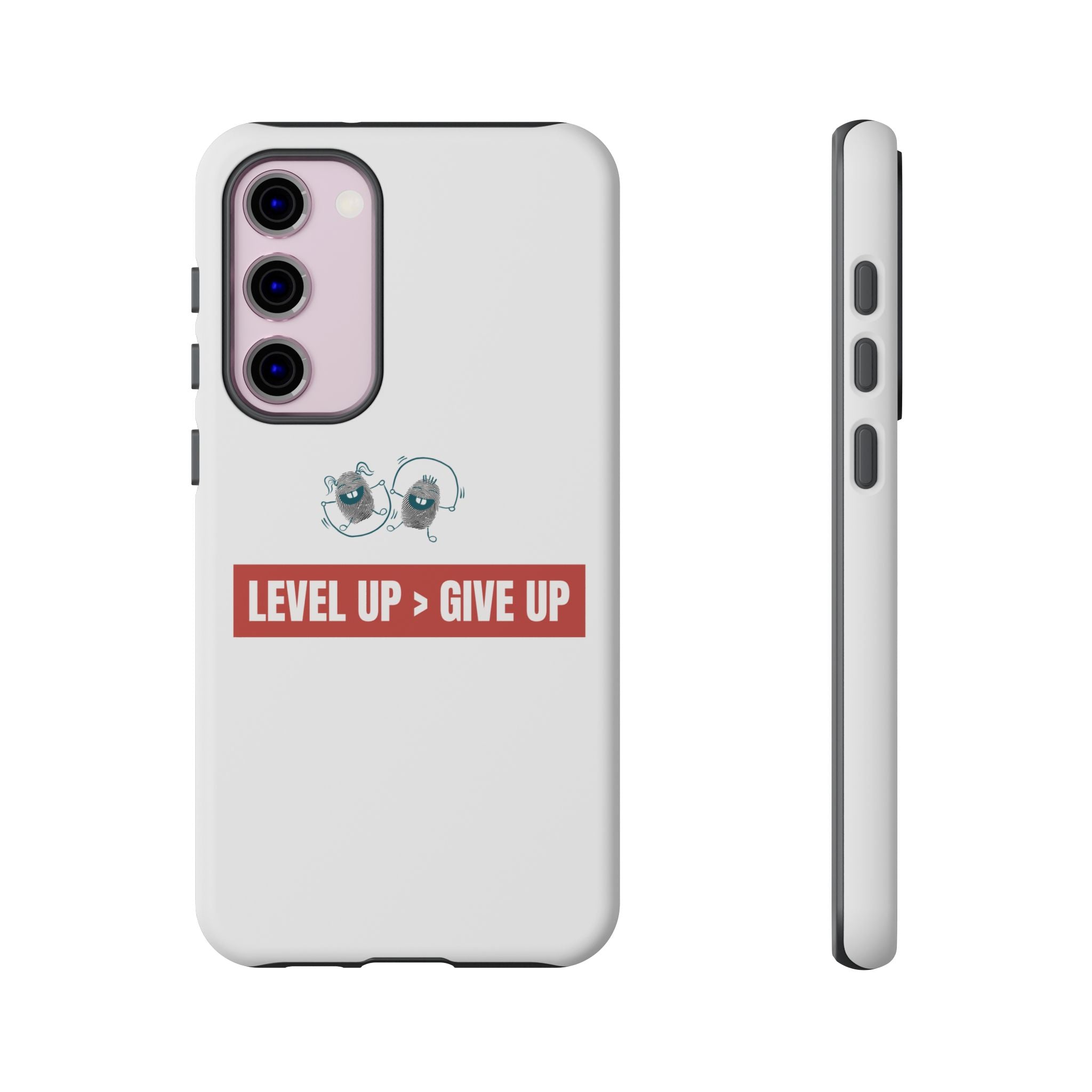 Tough Cases Phone Case, Motivational Gift for Gamers, Fitness Enthusiasts, Level Up Themed, Unique Phone Accessories, Work Hard Play Hard