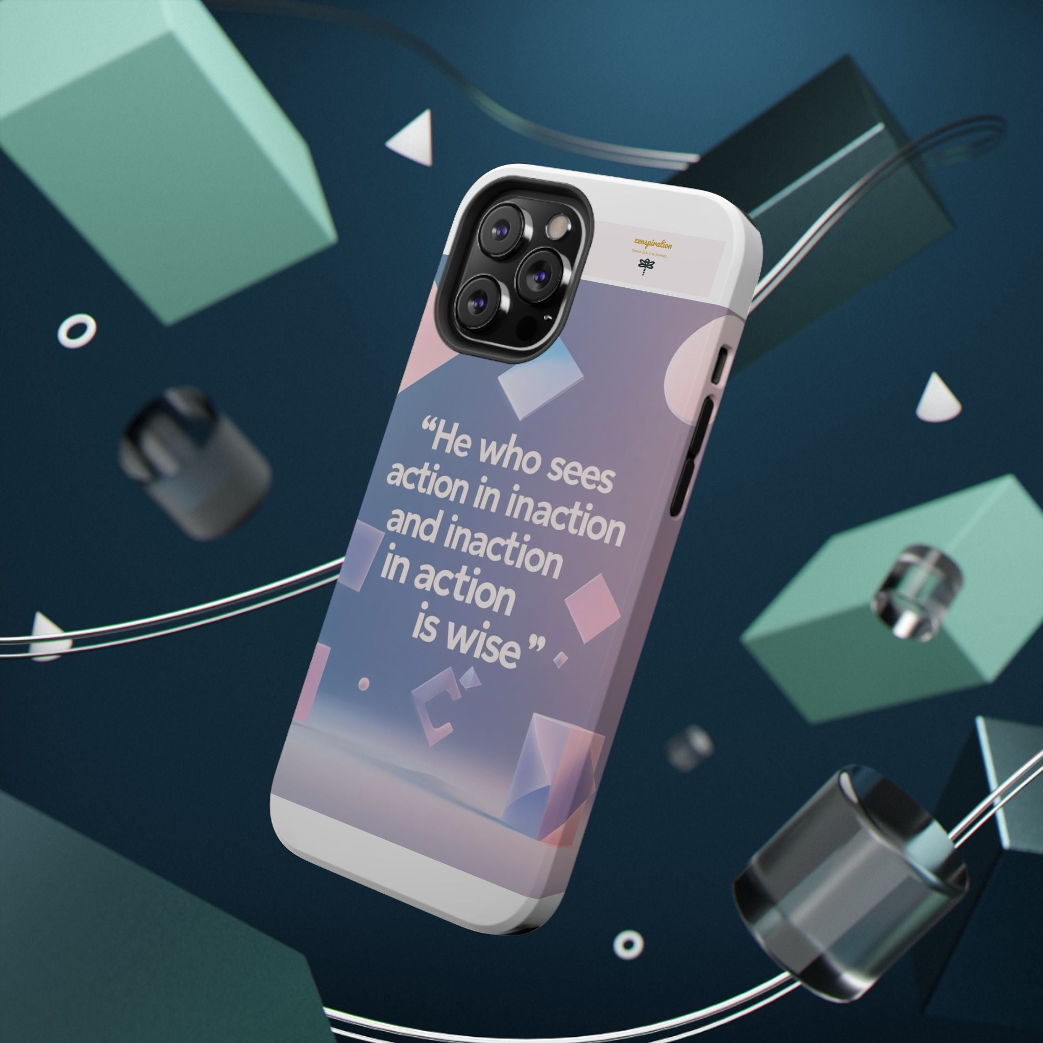 Inspirational Phone Case - Impact-Resistant Phone Cover, Motivational Gift, Quotes, Durable Phone Accessory, Unique Design