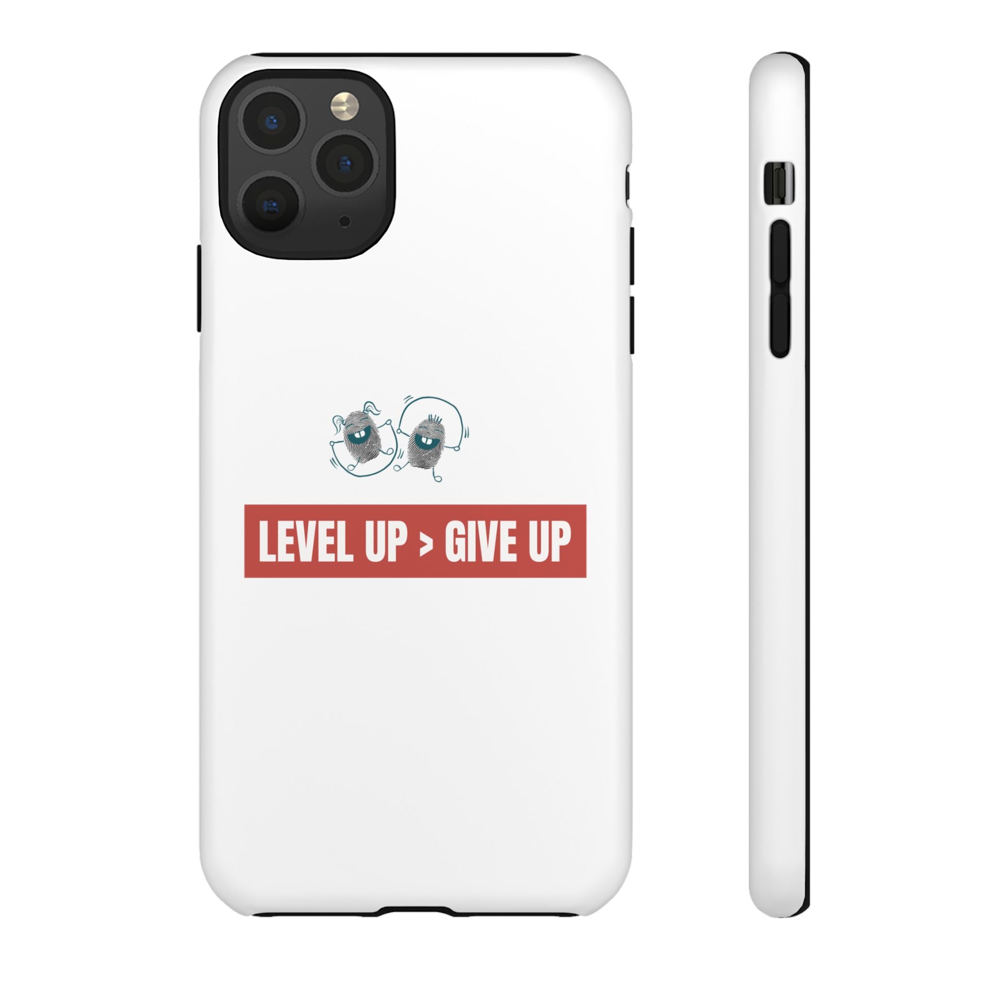 Tough Cases Phone Case, Motivational Gift for Gamers, Fitness Enthusiasts, Level Up Themed, Unique Phone Accessories, Work Hard Play Hard