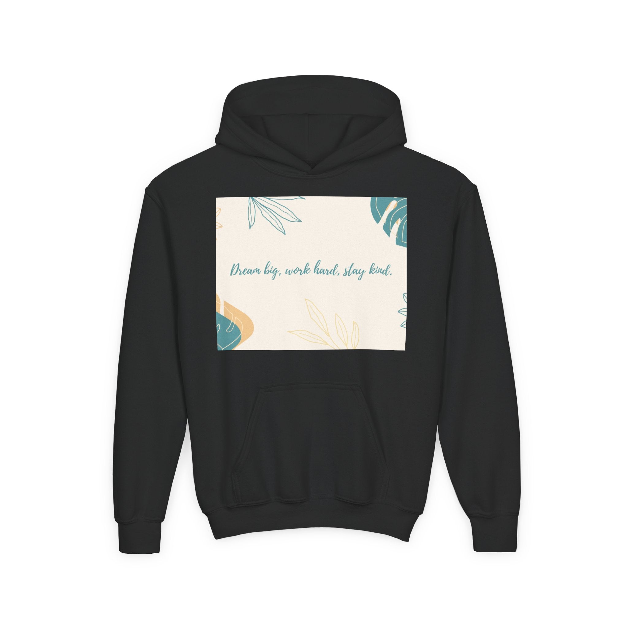 Inspiring Youth Hoodie - Dream Big, Work Hard, Stay Kind, Motivational Sweatshirt for Teens, Gift for Graduates, Inspirational [...]
