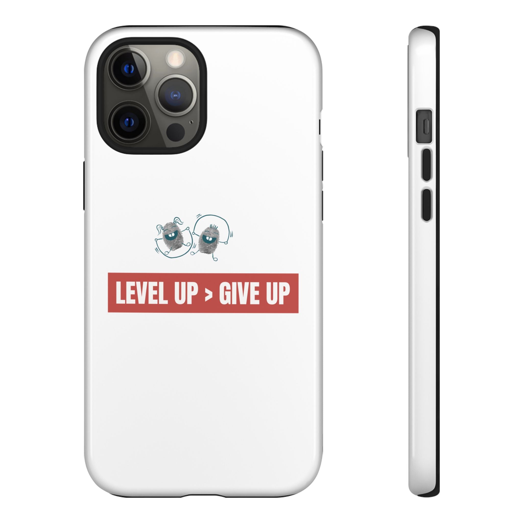 Tough Cases Phone Case, Motivational Gift for Gamers, Fitness Enthusiasts, Level Up Themed, Unique Phone Accessories, Work Hard Play Hard