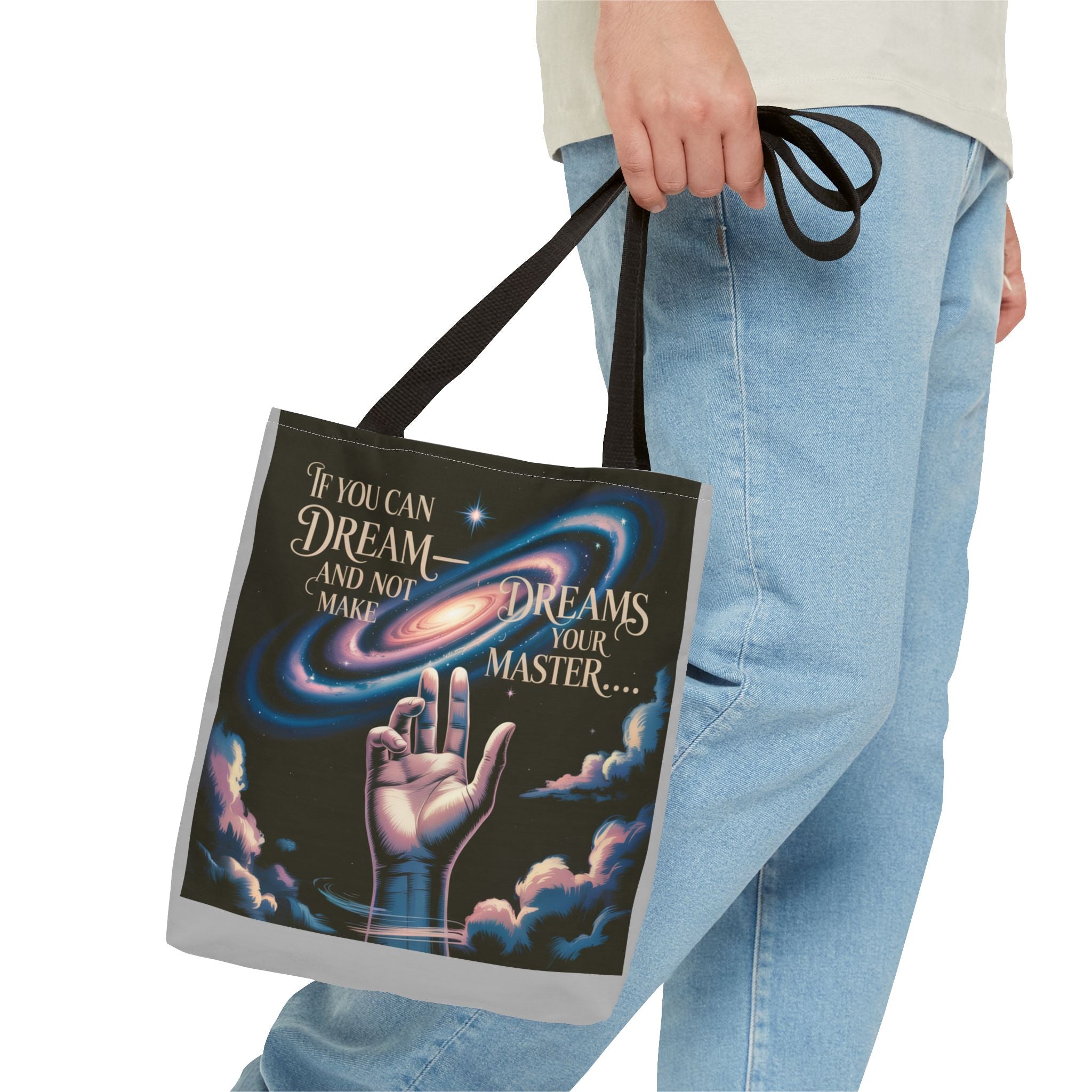Inspirational Tote Bag, Motivational Bag, Dream Big Bag, Stylish Eco-Friendly Bag, Gift for Dreamers & Creatives