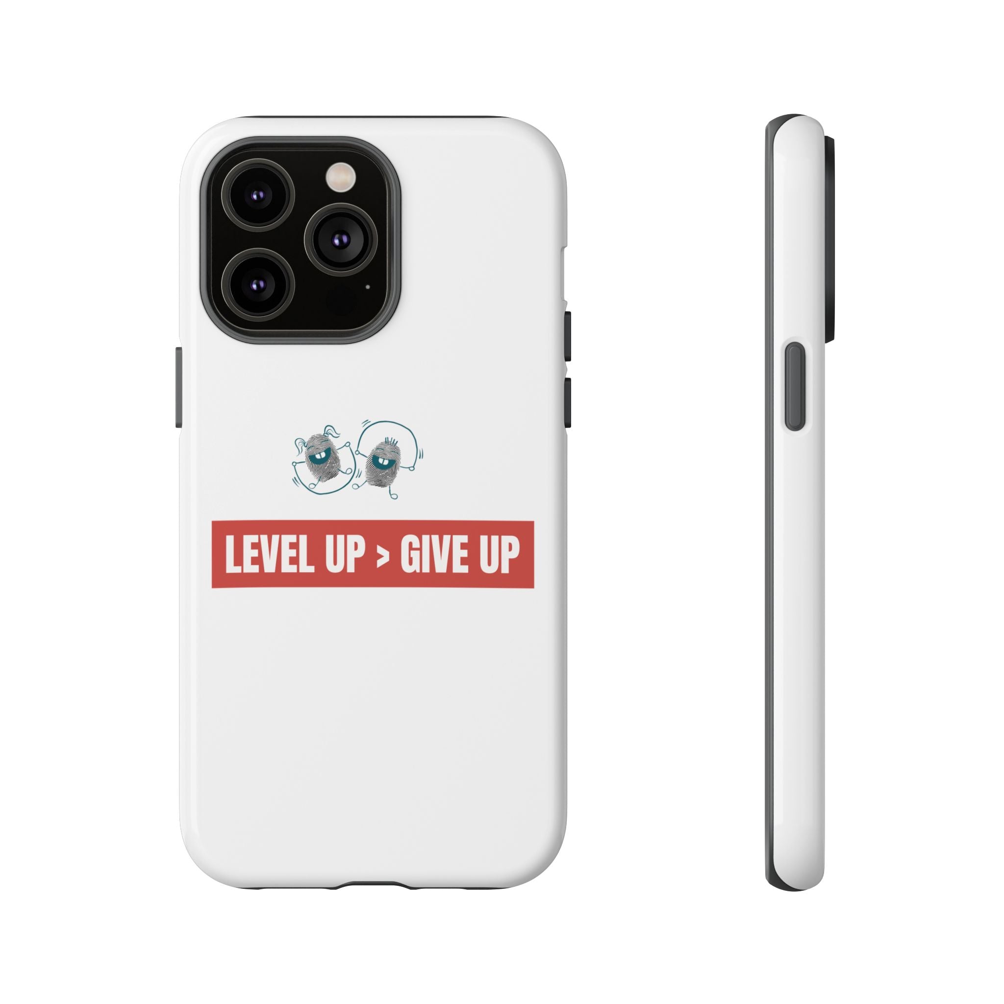 Tough Cases Phone Case, Motivational Gift for Gamers, Fitness Enthusiasts, Level Up Themed, Unique Phone Accessories, Work Hard Play Hard