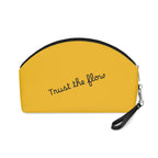 Sunny Quote Makeup Bag, Positive Vibes Pouch, Travel Toiletry Case, Gift for Her, Inspirational Makeup Organizer