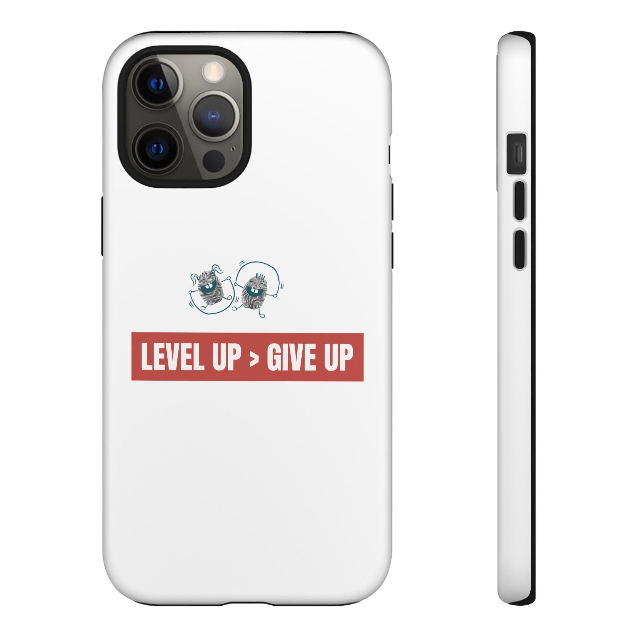 Tough Cases Phone Case, Motivational Gift for Gamers, Fitness Enthusiasts, Level Up Themed, Unique Phone Accessories, Work Hard Play Hard