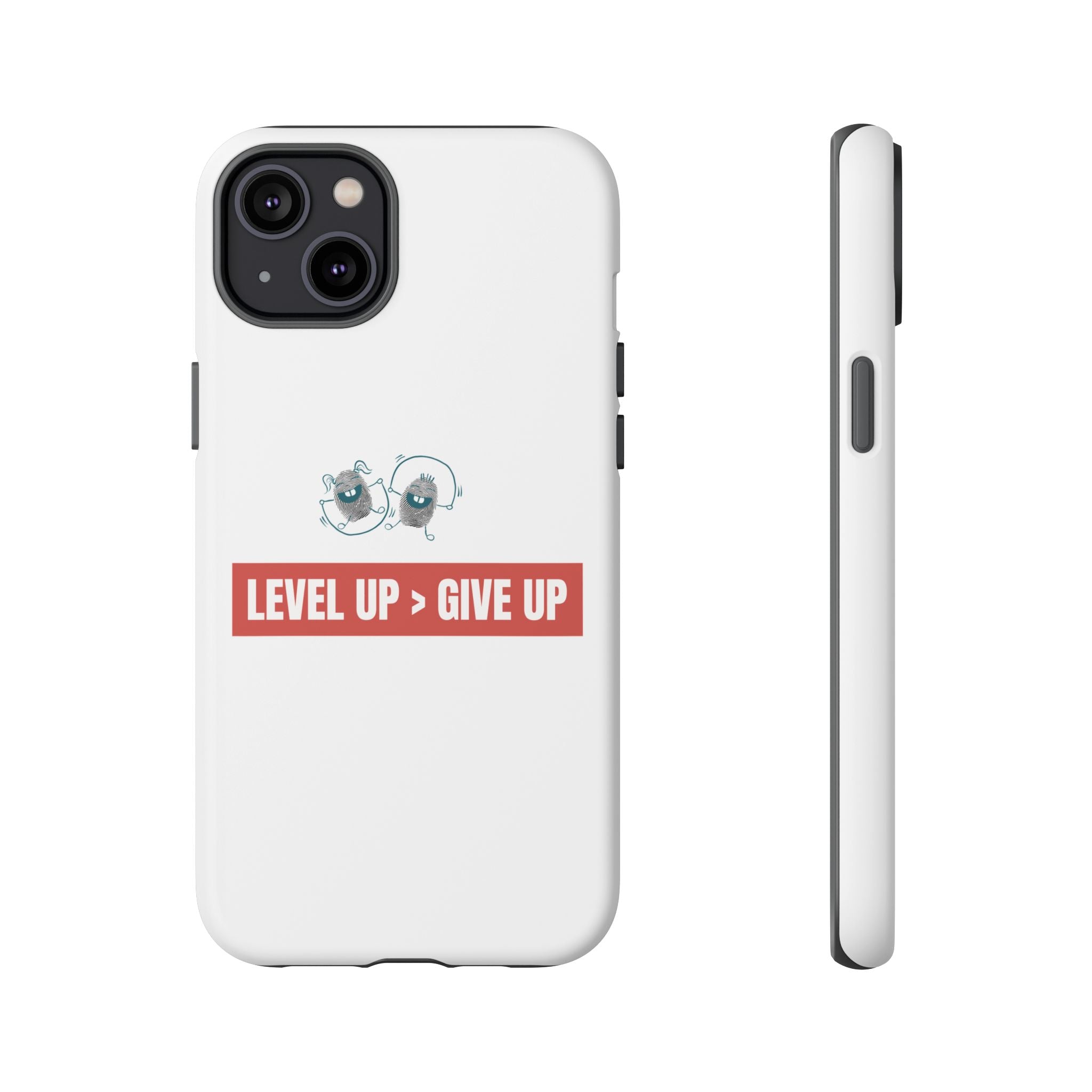 Tough Cases Phone Case, Motivational Gift for Gamers, Fitness Enthusiasts, Level Up Themed, Unique Phone Accessories, Work Hard Play Hard