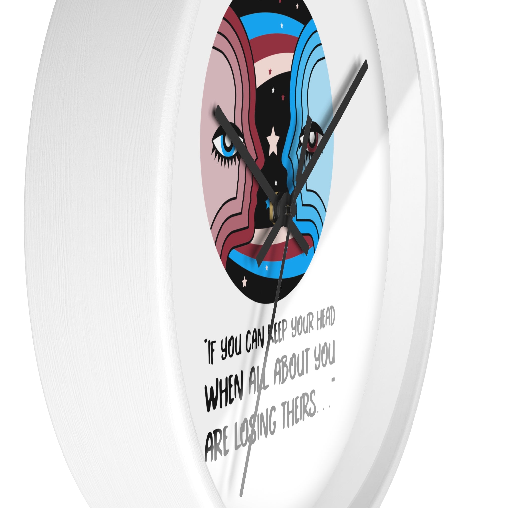 Inspirational Wall Clock with Artistic Design, Motivational Home Décor, Unique Gift for Him/Her, Office or Bedroom Decoration, Quotes [...]