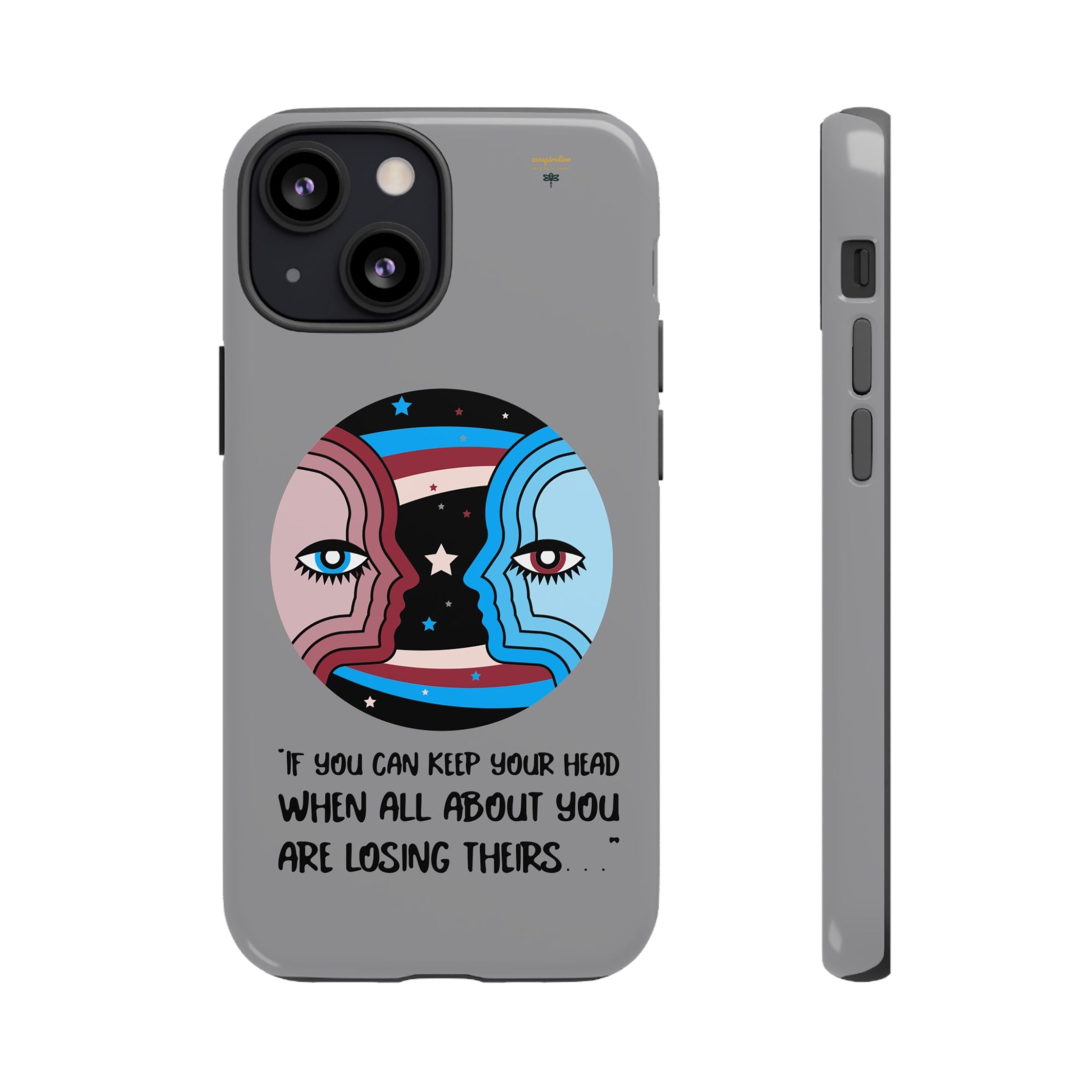 Inspirational Phone Case, Quote Phone Cover, Tough Phone Case, Motivational Cell Phone Accessory, Gift for Friends