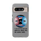 Inspirational Phone Case, Quote Phone Cover, Tough Phone Case, Motivational Cell Phone Accessory, Gift for Friends