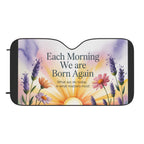 Motivational Car Sun Shade - Inspirational Auto Windshield Shade, Sun Protector for Vehicle, Car Accessories, Quote Design