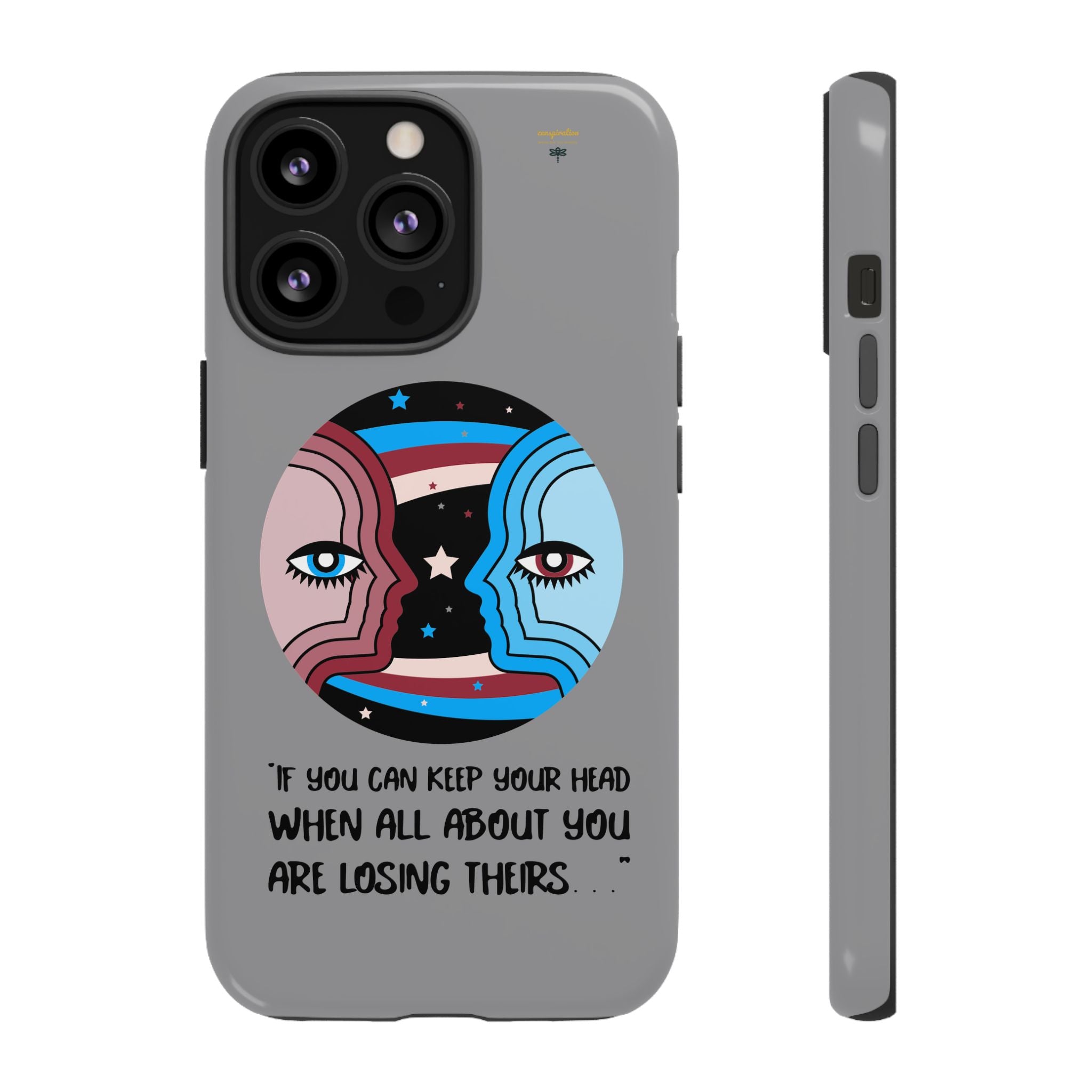 Inspirational Phone Case, Quote Phone Cover, Tough Phone Case, Motivational Cell Phone Accessory, Gift for Friends