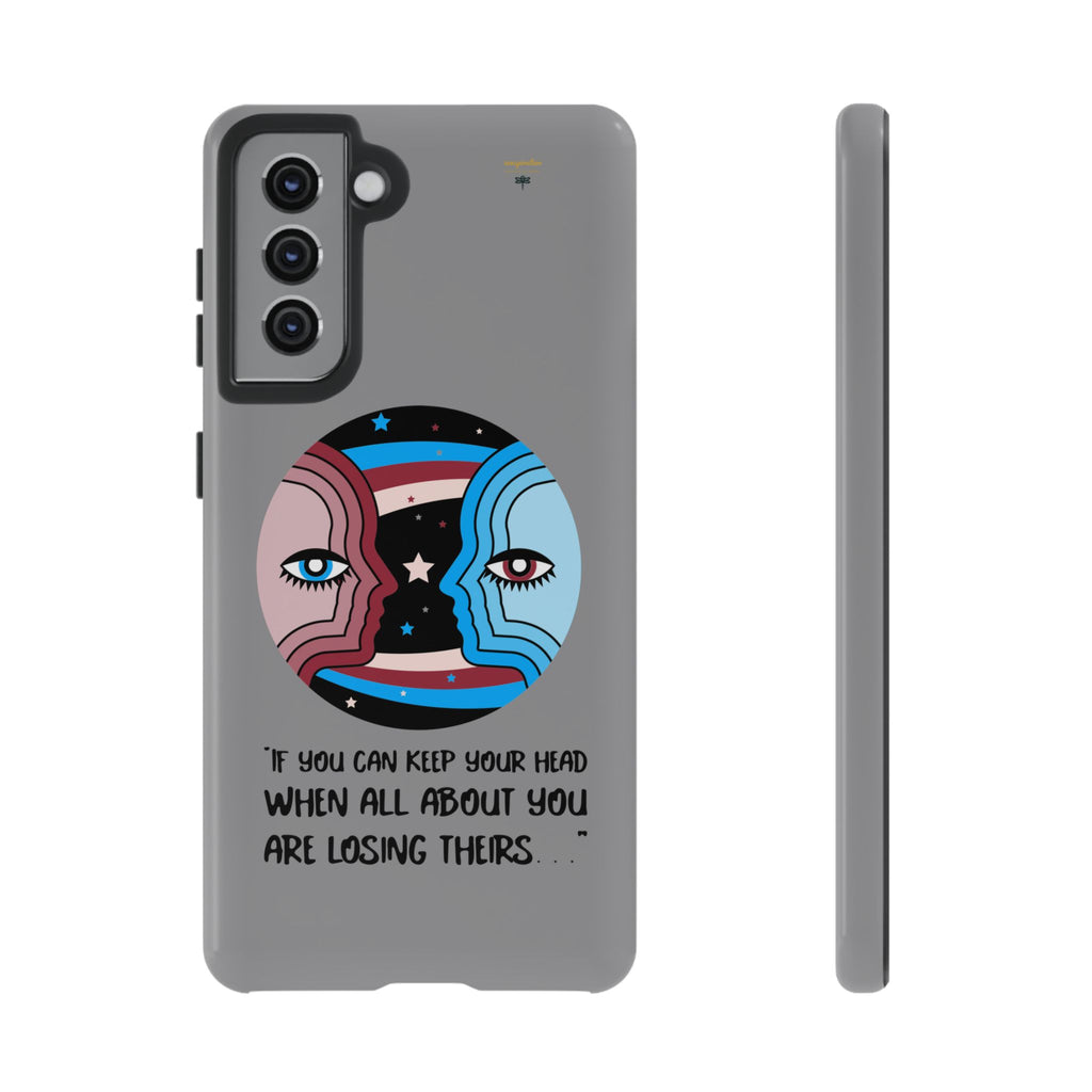 Inspirational Phone Case, Quote Phone Cover, Tough Phone Case, Motivational Cell Phone Accessory, Gift for Friends